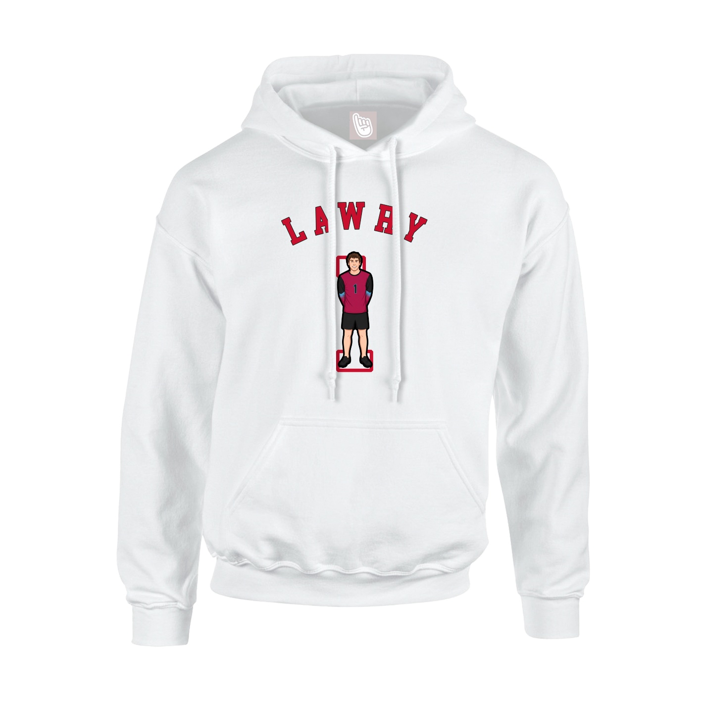 Hoodie — Shirsey Arch in White