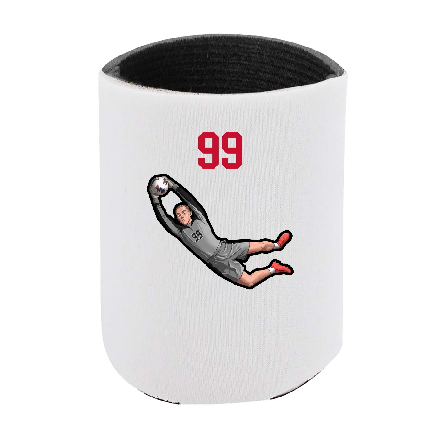 Can Holder — Number Top in White