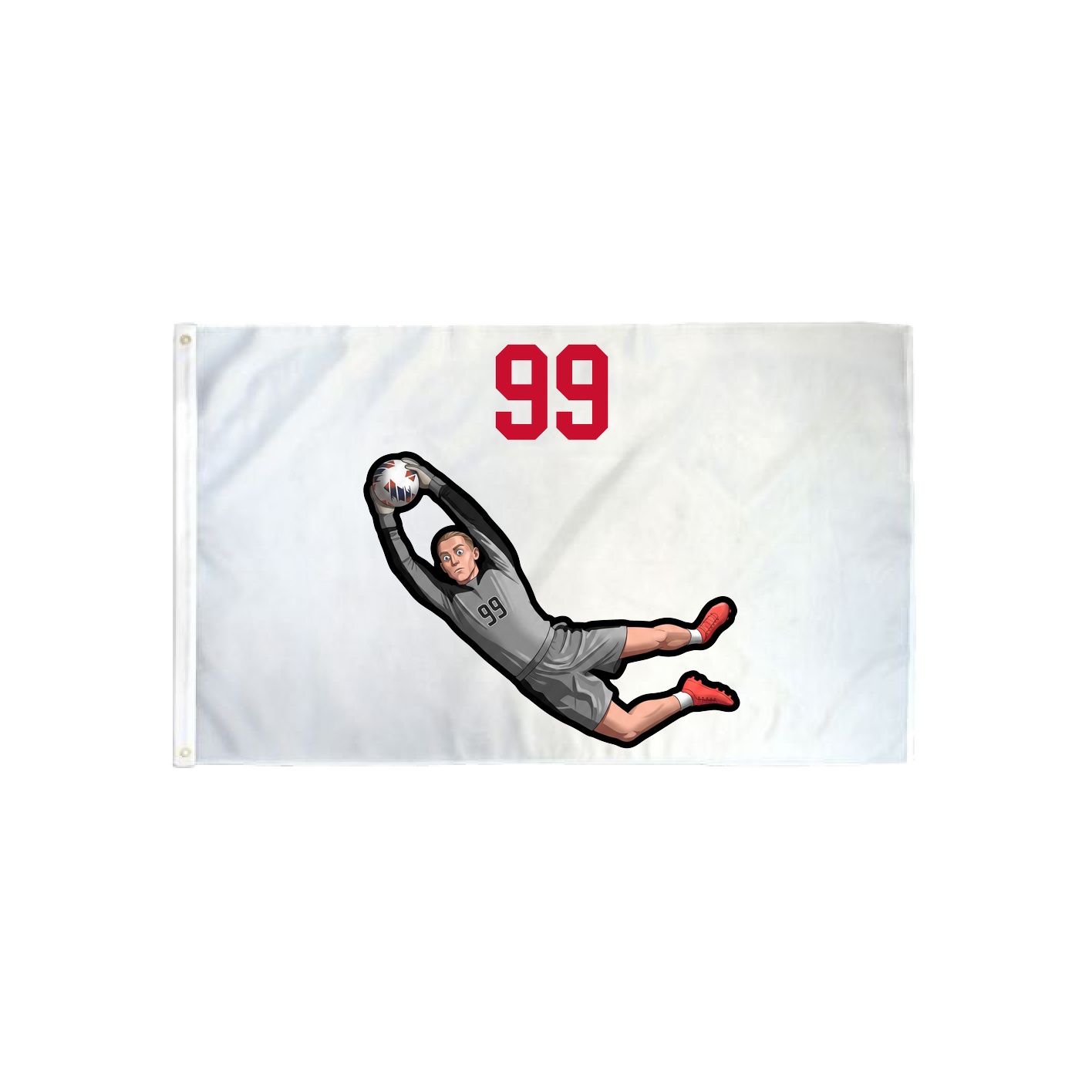 3x5 Flag — Number Top in Classic