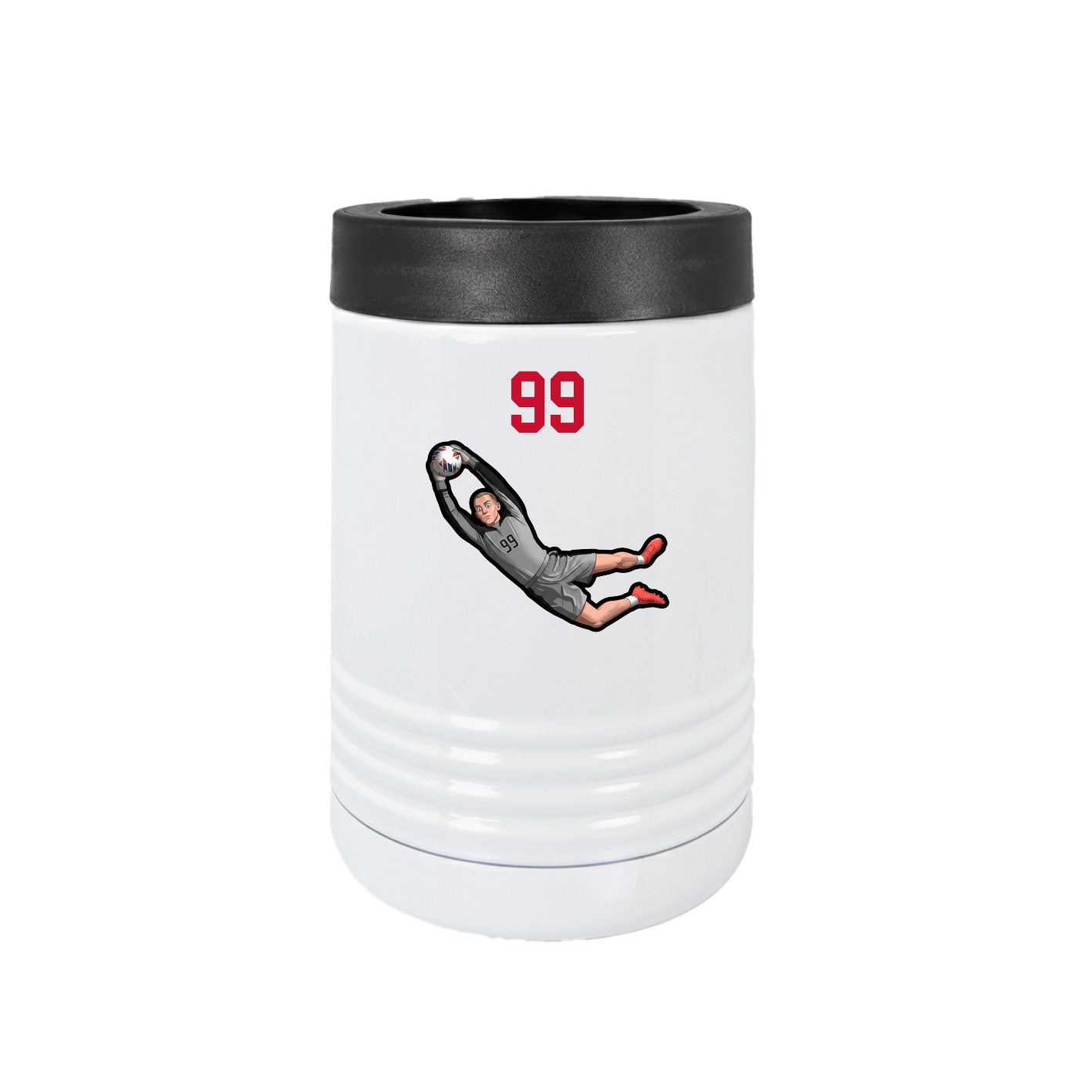 Beverage Holder — Number Top in White