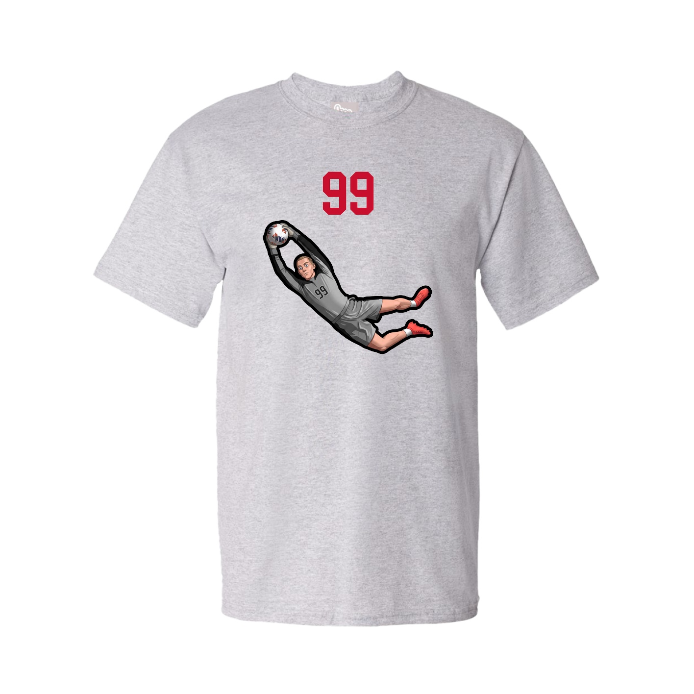 Tee — Number Top in Grey