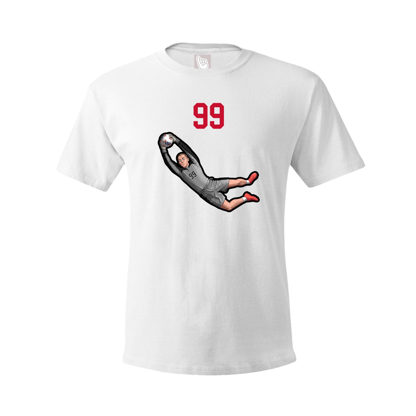 Tee — Number Top in White