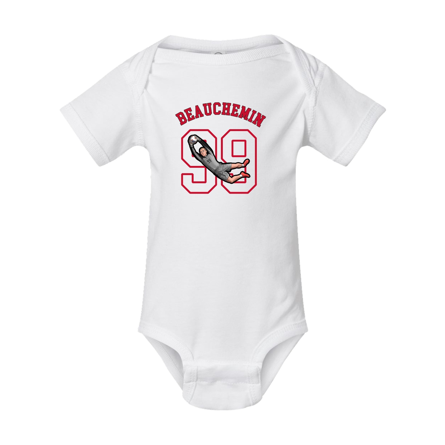Baby Onesie — Shirsey Arch in White