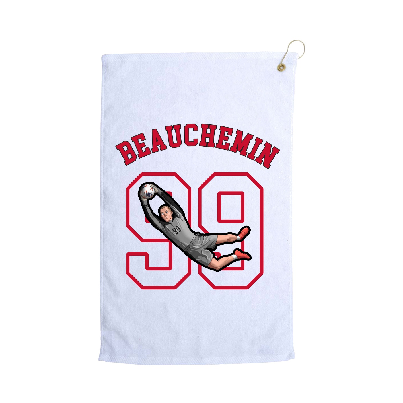 Golf Towel — Shirsey Arch in White