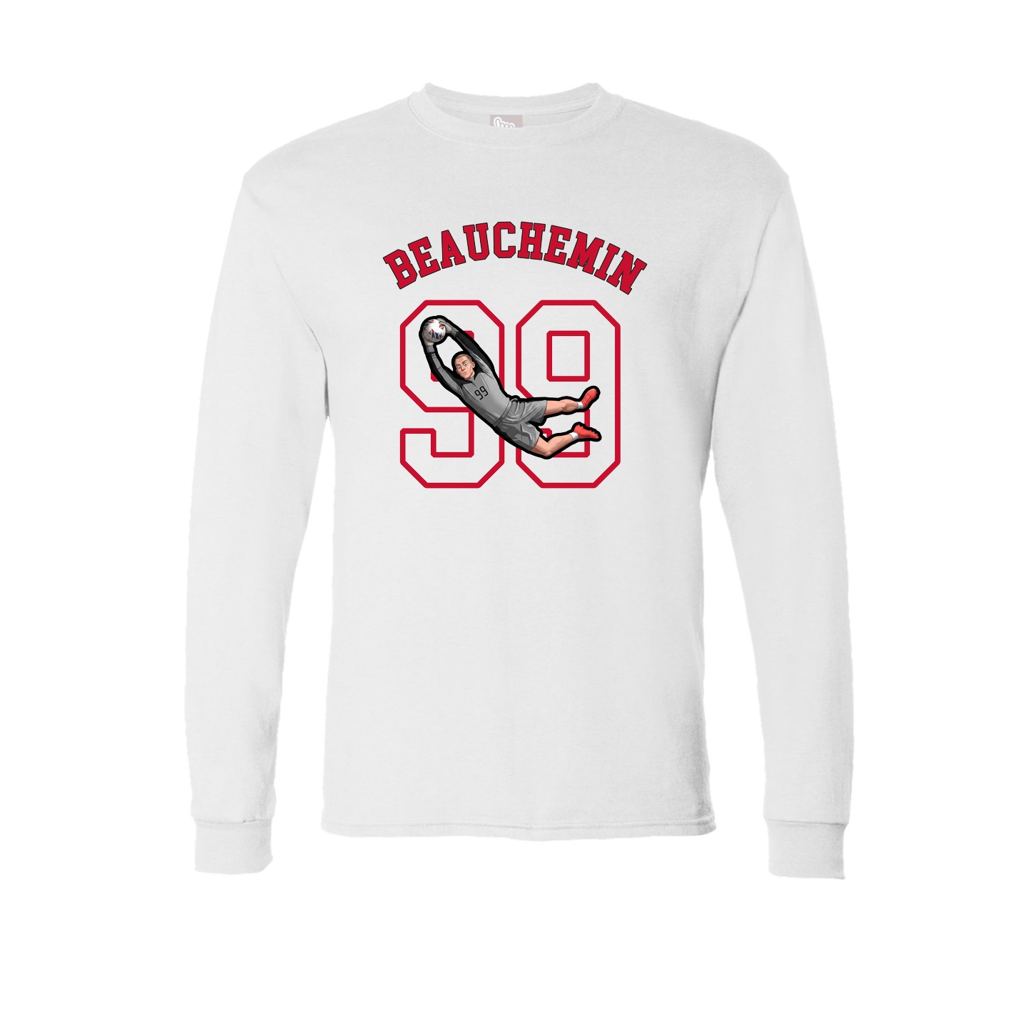 Long Sleeve Tee — Shirsey Arch in White