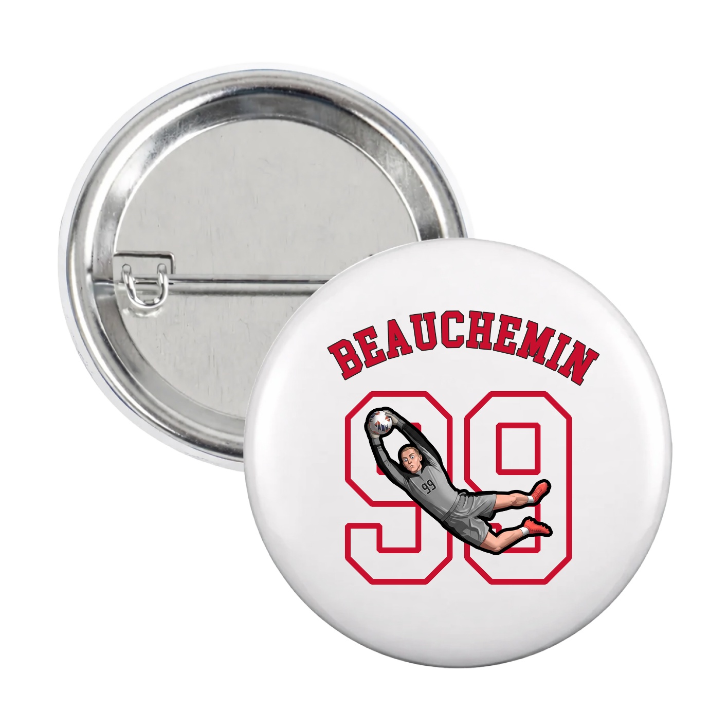 Game Day Button — Shirsey Arch in White