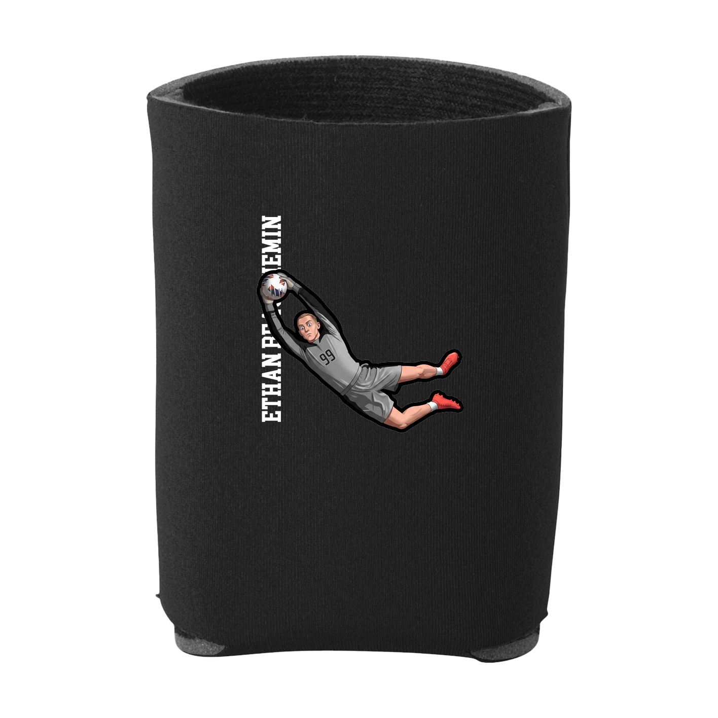 Can Holder — Name Vertical in Black