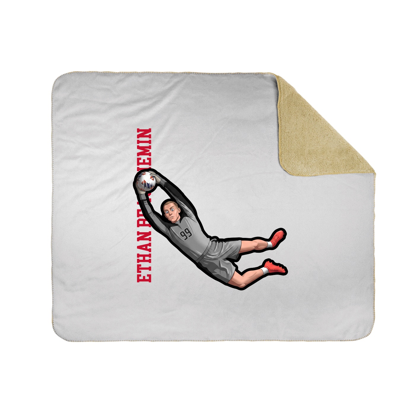 50x60 Sherpa Lined Throw Blanket
