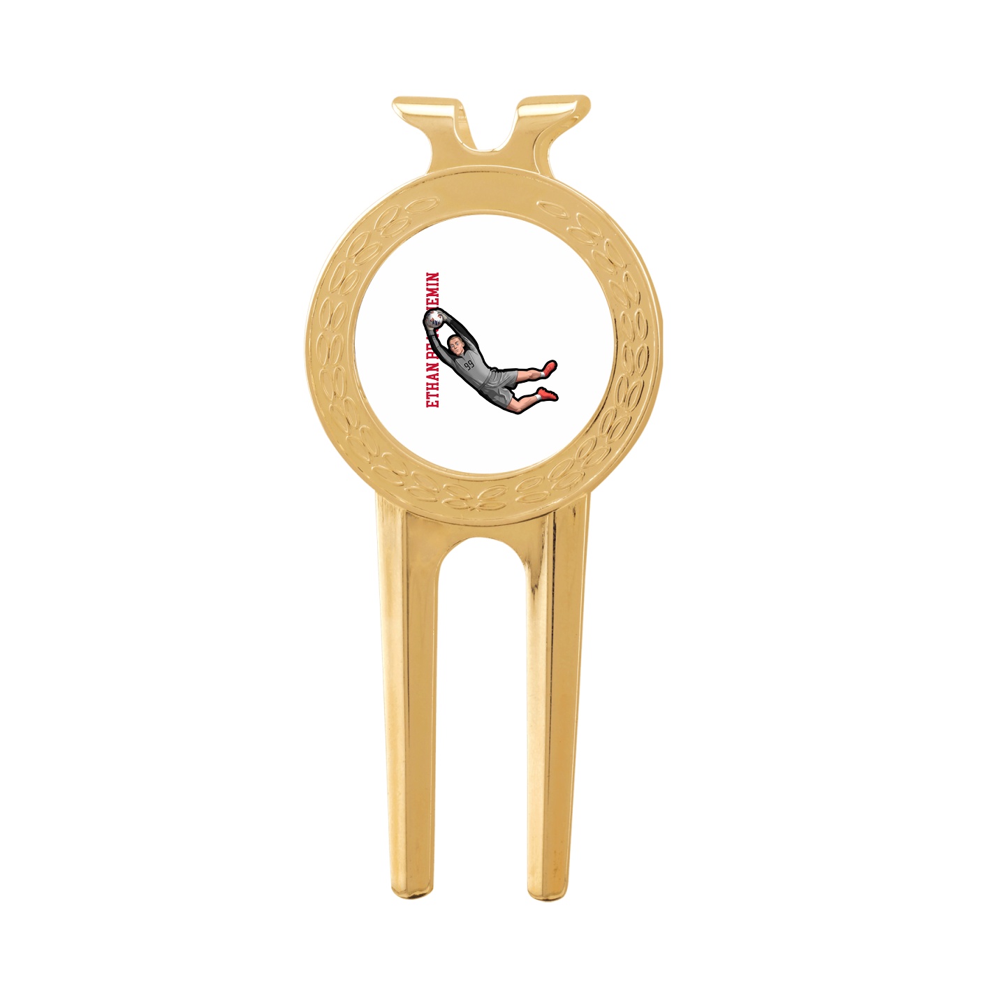 Divot Tool with Ball Marker — Name Vertical in Classic