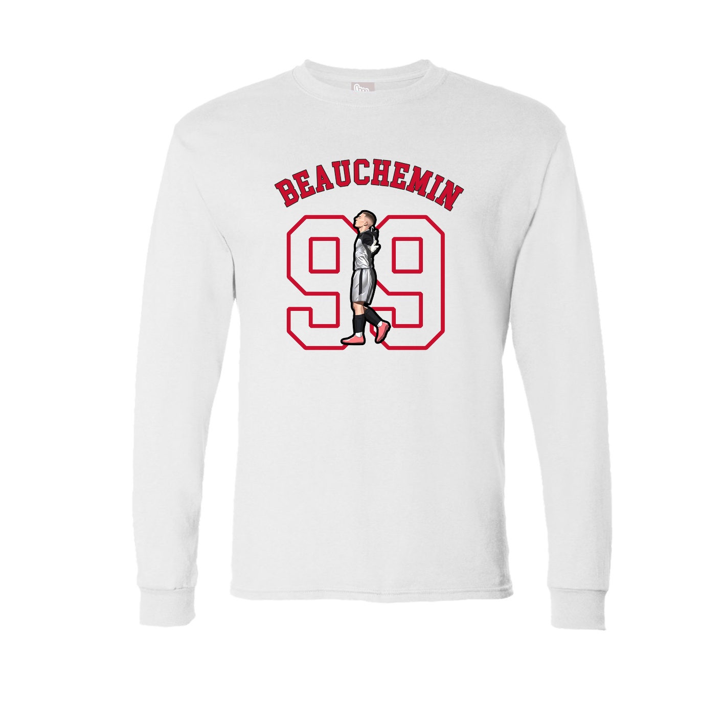 Long Sleeve Tee — Shirsey Arch in White
