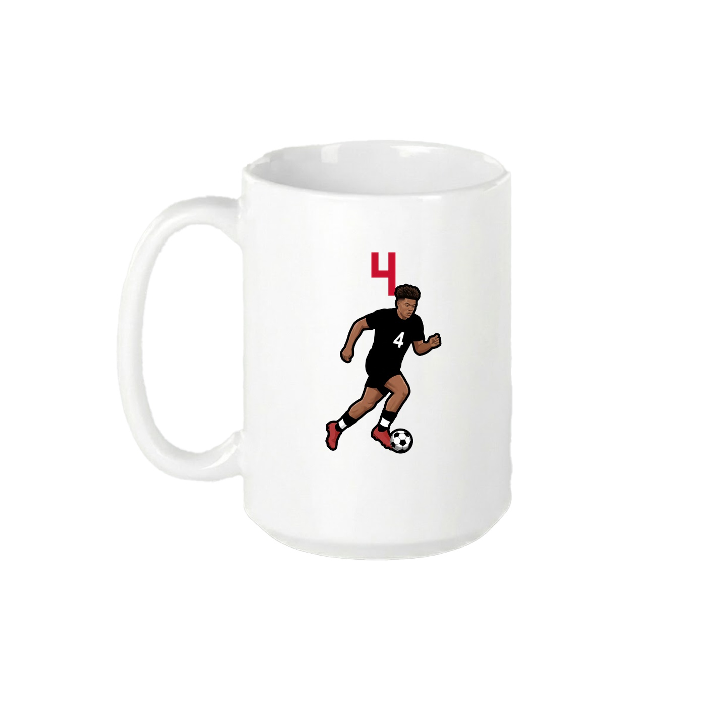 15oz Coffee Mug — Number Top in White