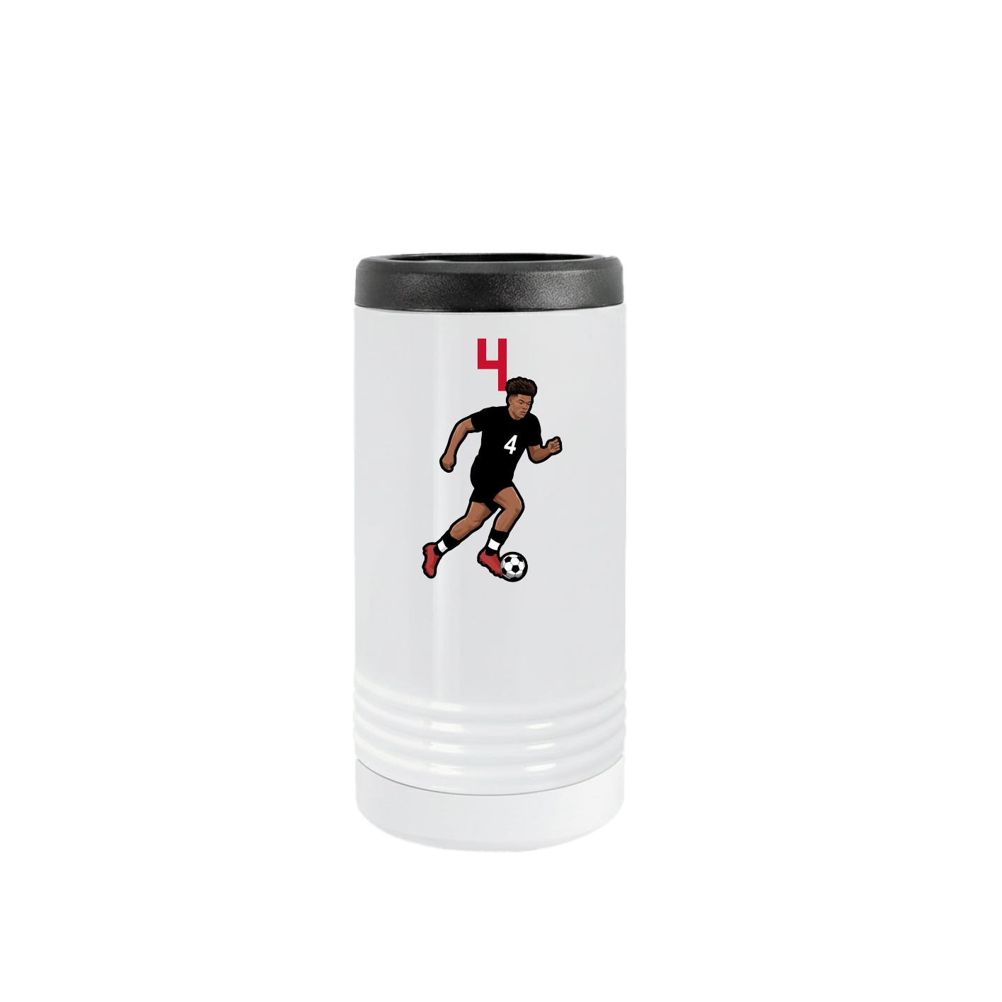Slim Beverage Holder — Number Top in White