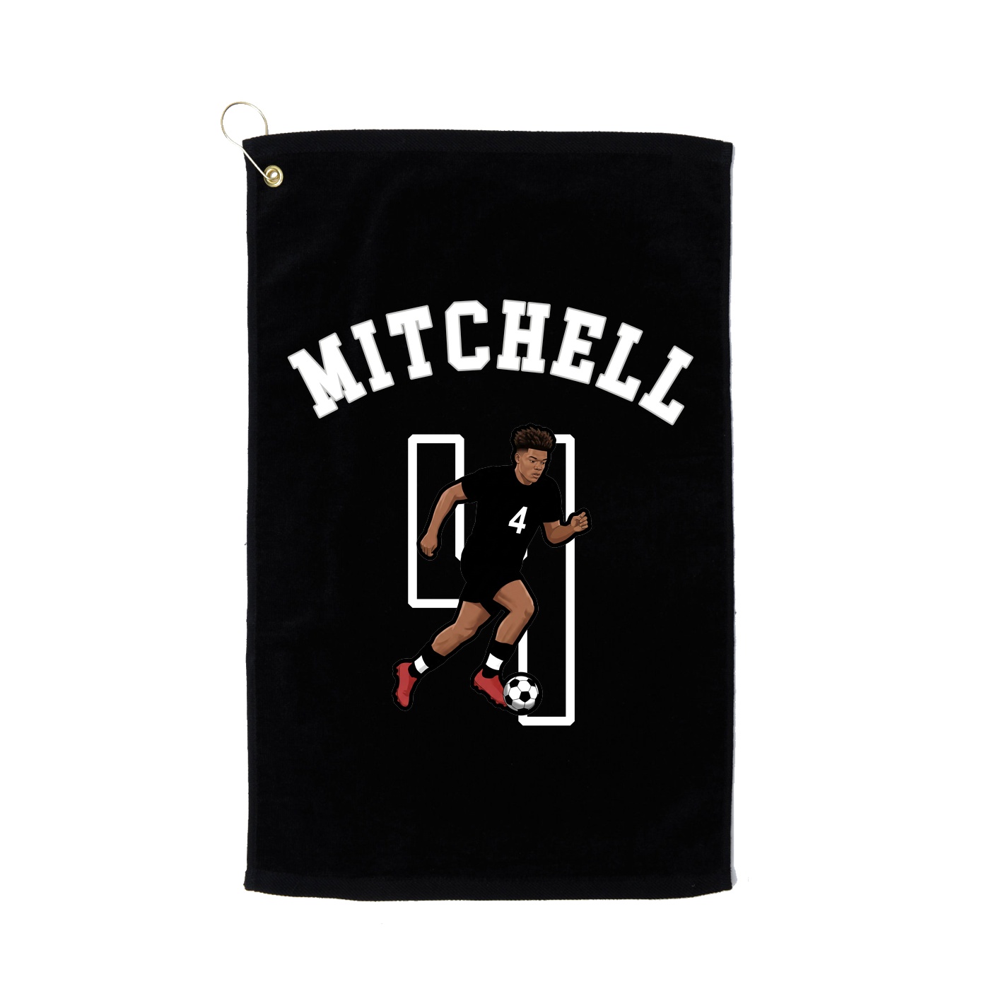 Golf Towel — Shirsey Arch in Black