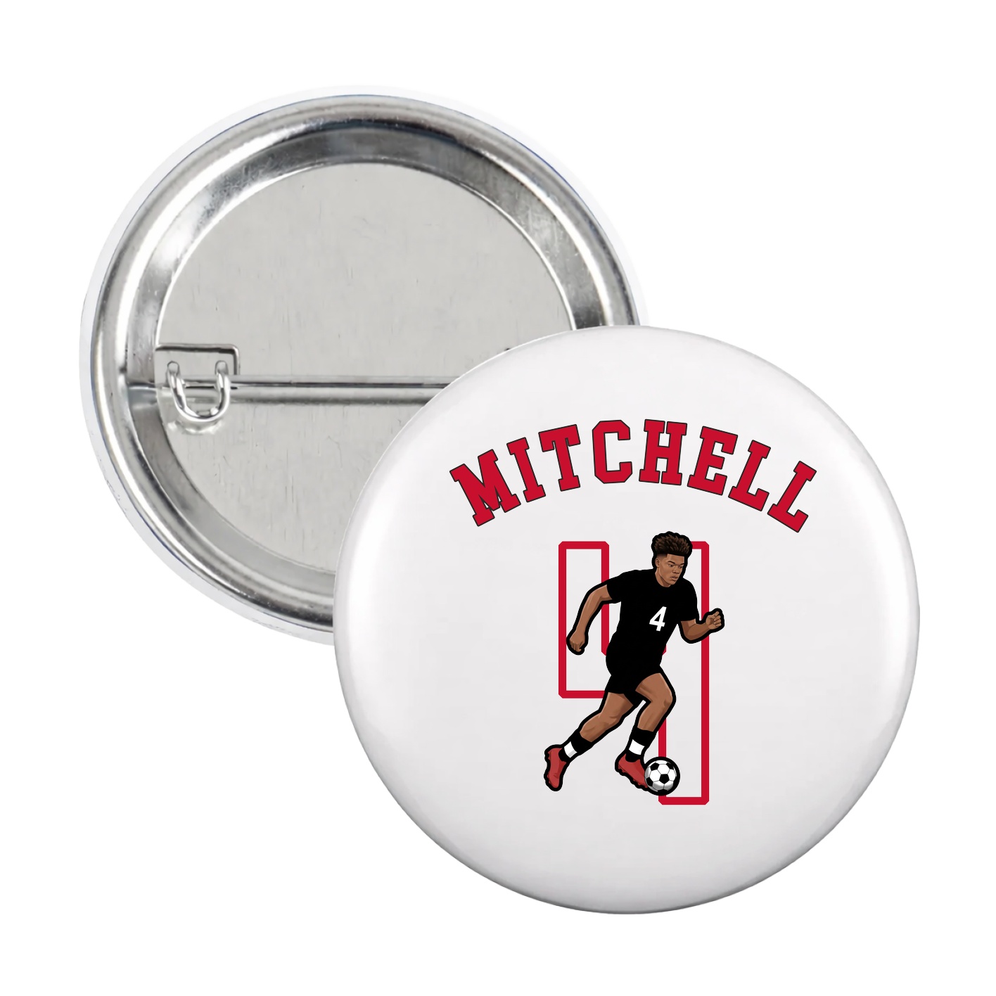 Game Day Button — Shirsey Arch in White