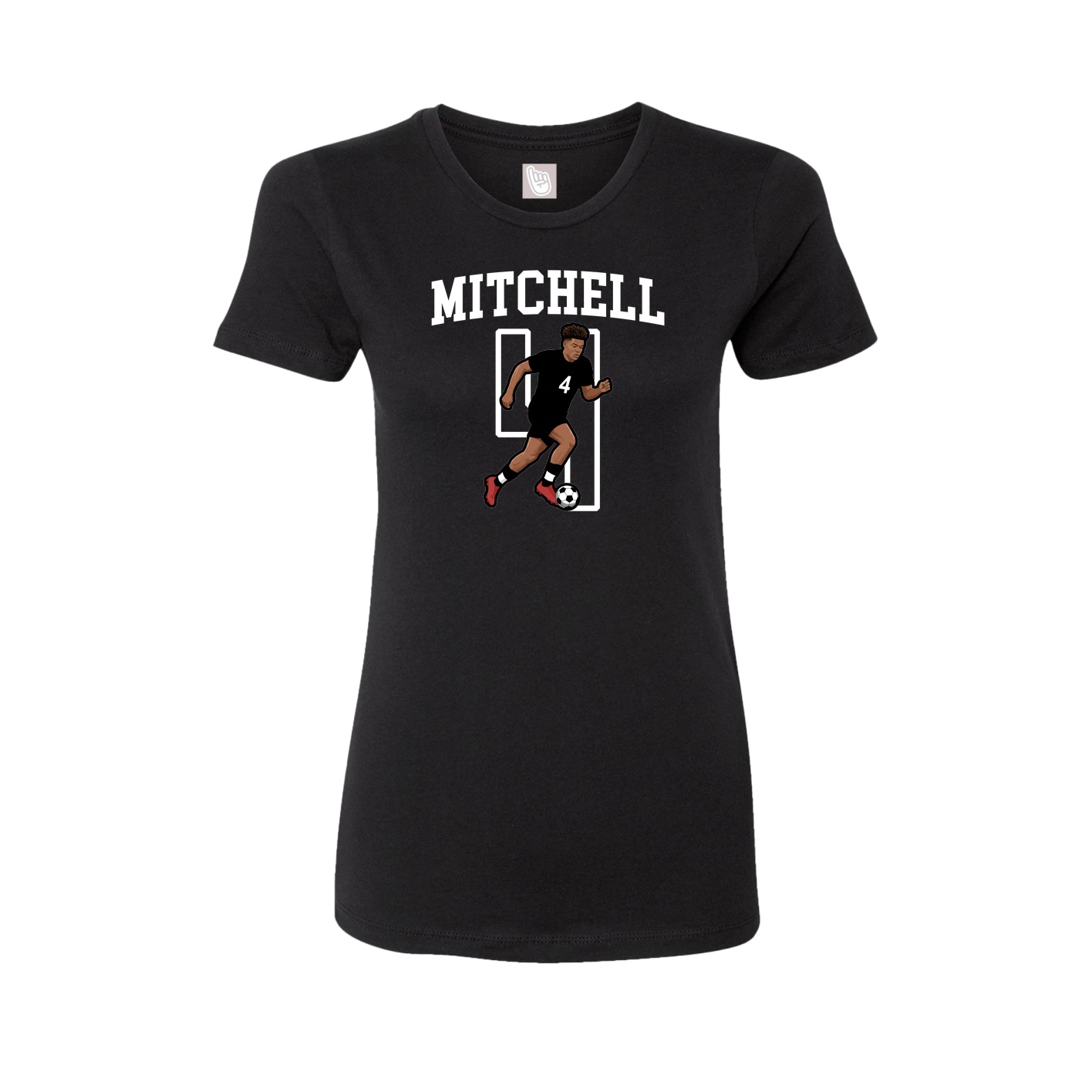 Fitted Women's Tee — Shirsey in Black