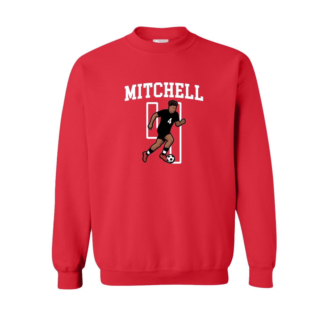 Fleece Crew — Shirsey in Red