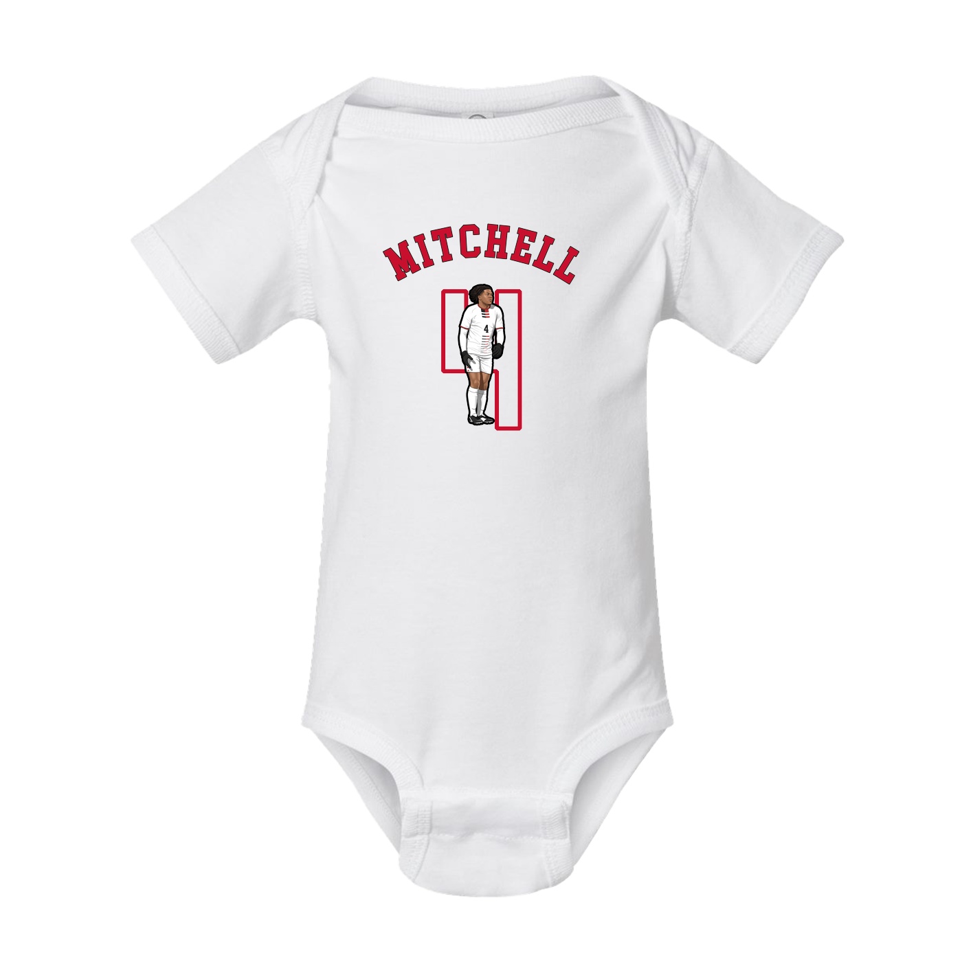 Baby Onesie — Shirsey Arch in White