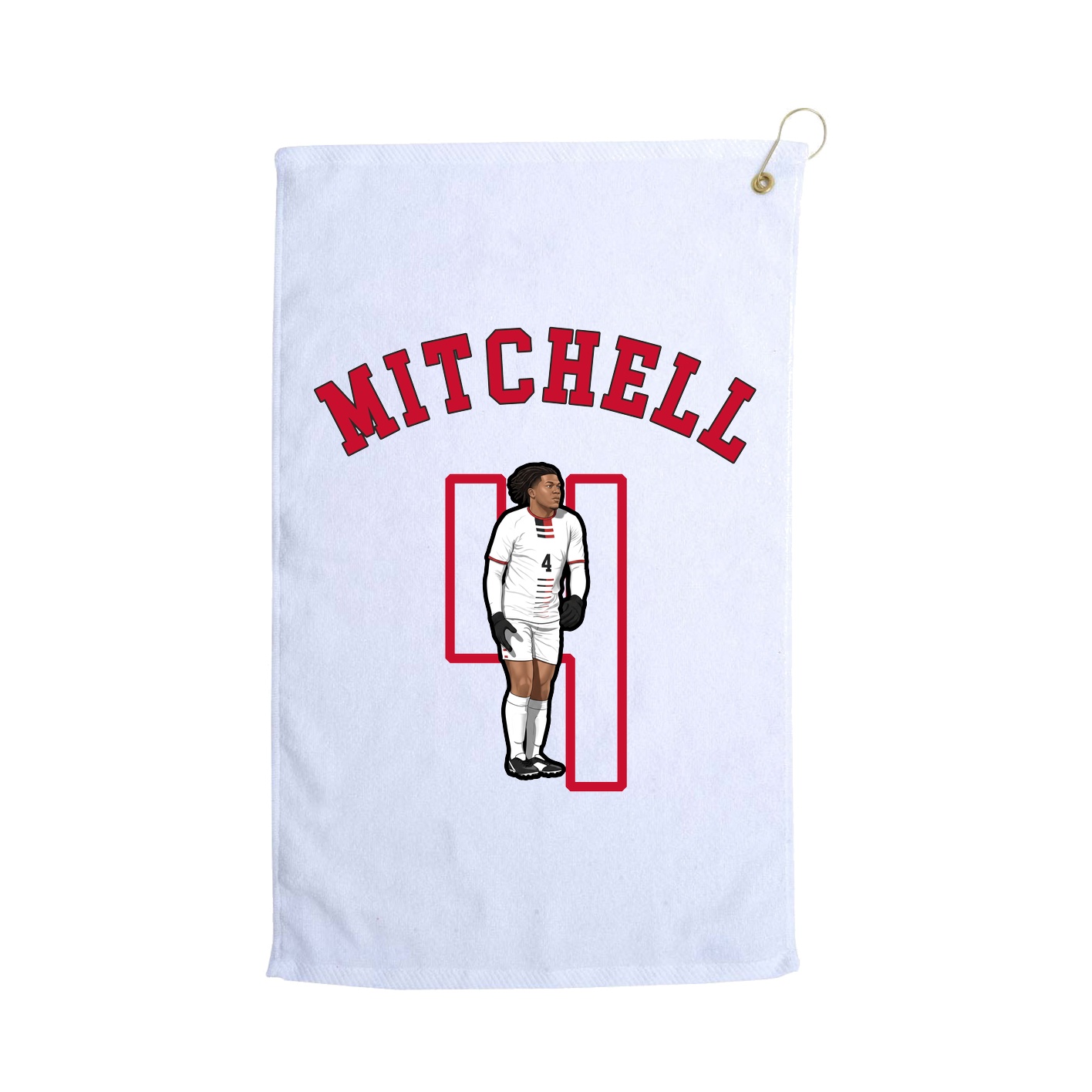 Golf Towel — Shirsey Arch in White