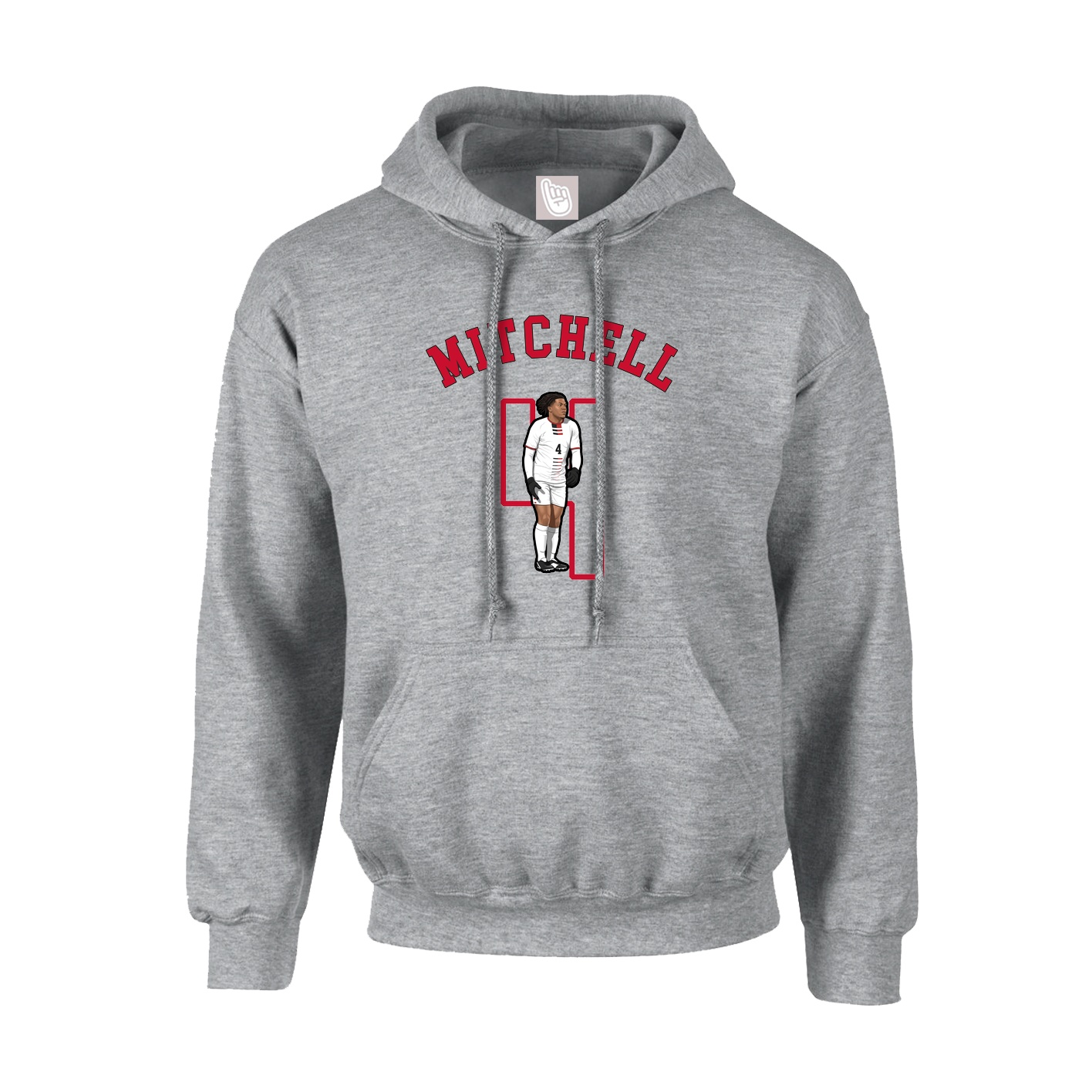 Youth Hoodie — Shirsey Arch in Grey