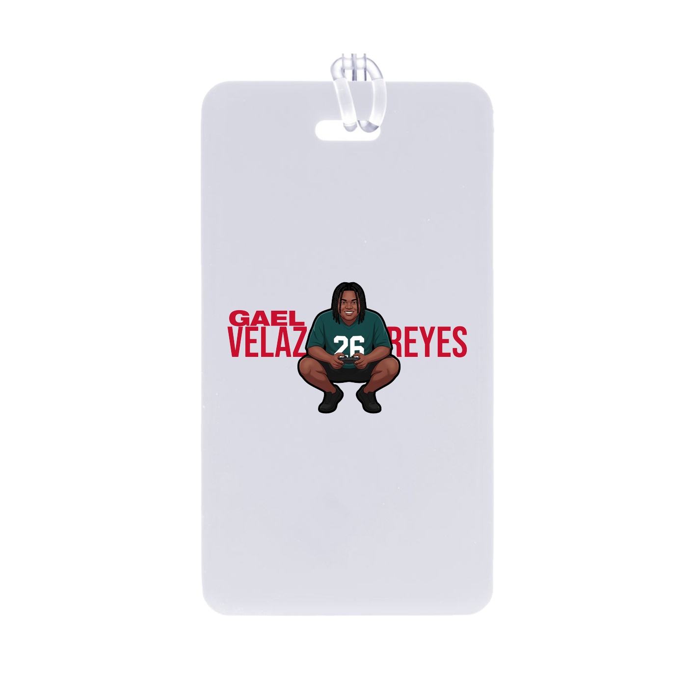 Bag Tag — Player Name in Classic