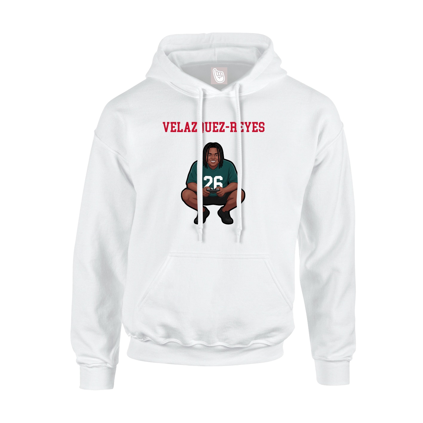 Youth Hoodie — Shirsey in White