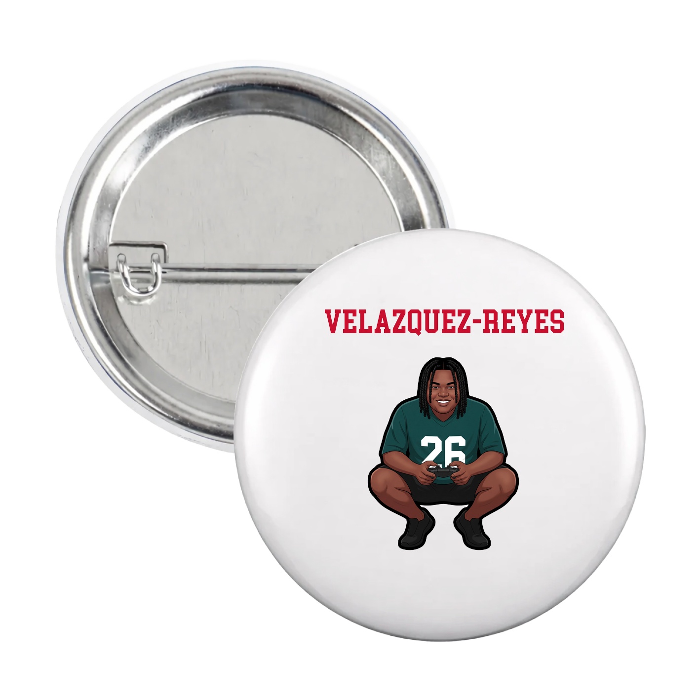Game Day Button — Shirsey in White