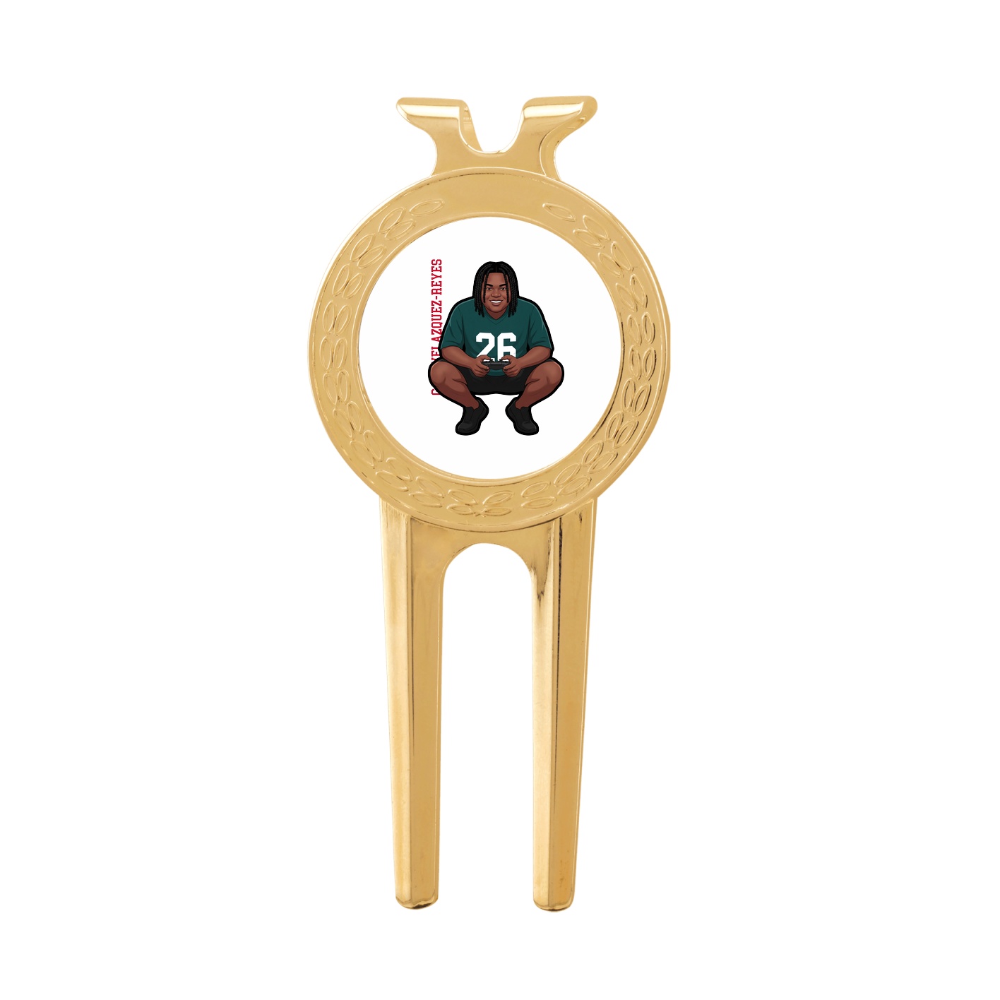 Divot Tool with Ball Marker — Name Vertical in Classic