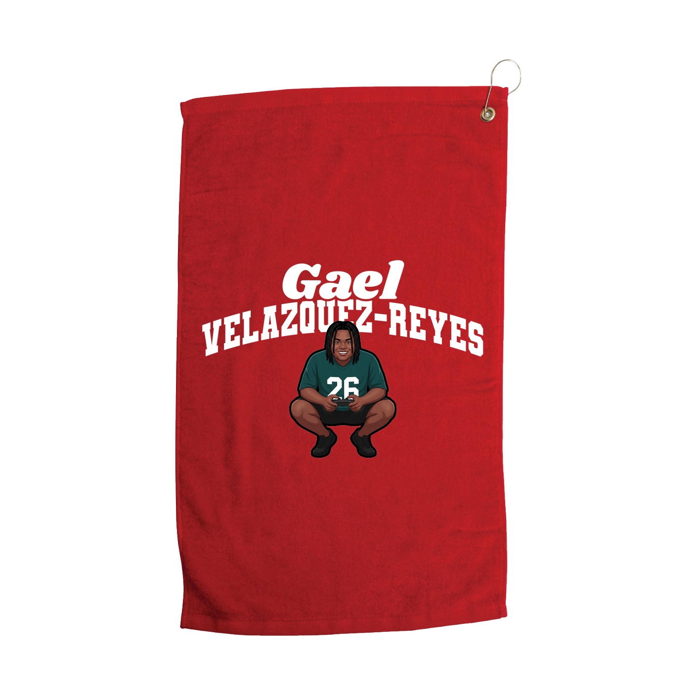 Golf Towel — Signature Arch in Red