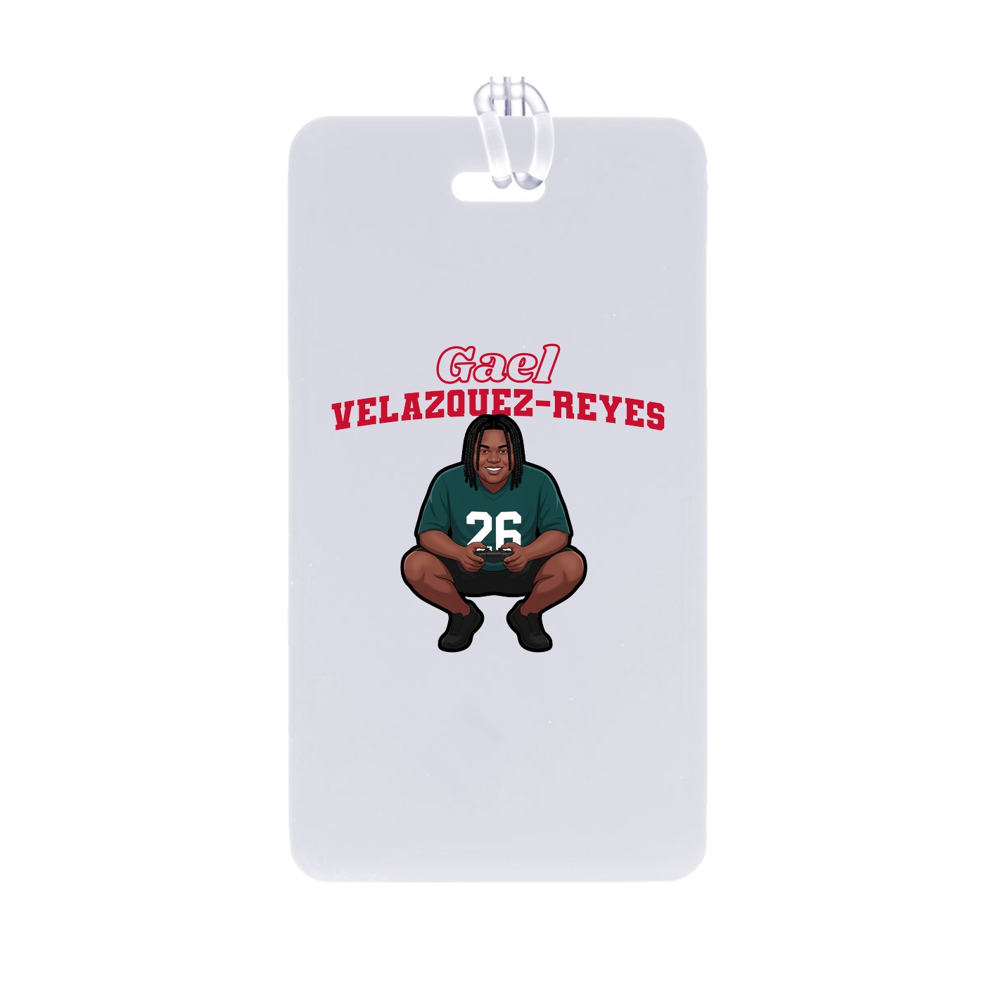 Bag Tag — Name Arch in Classic