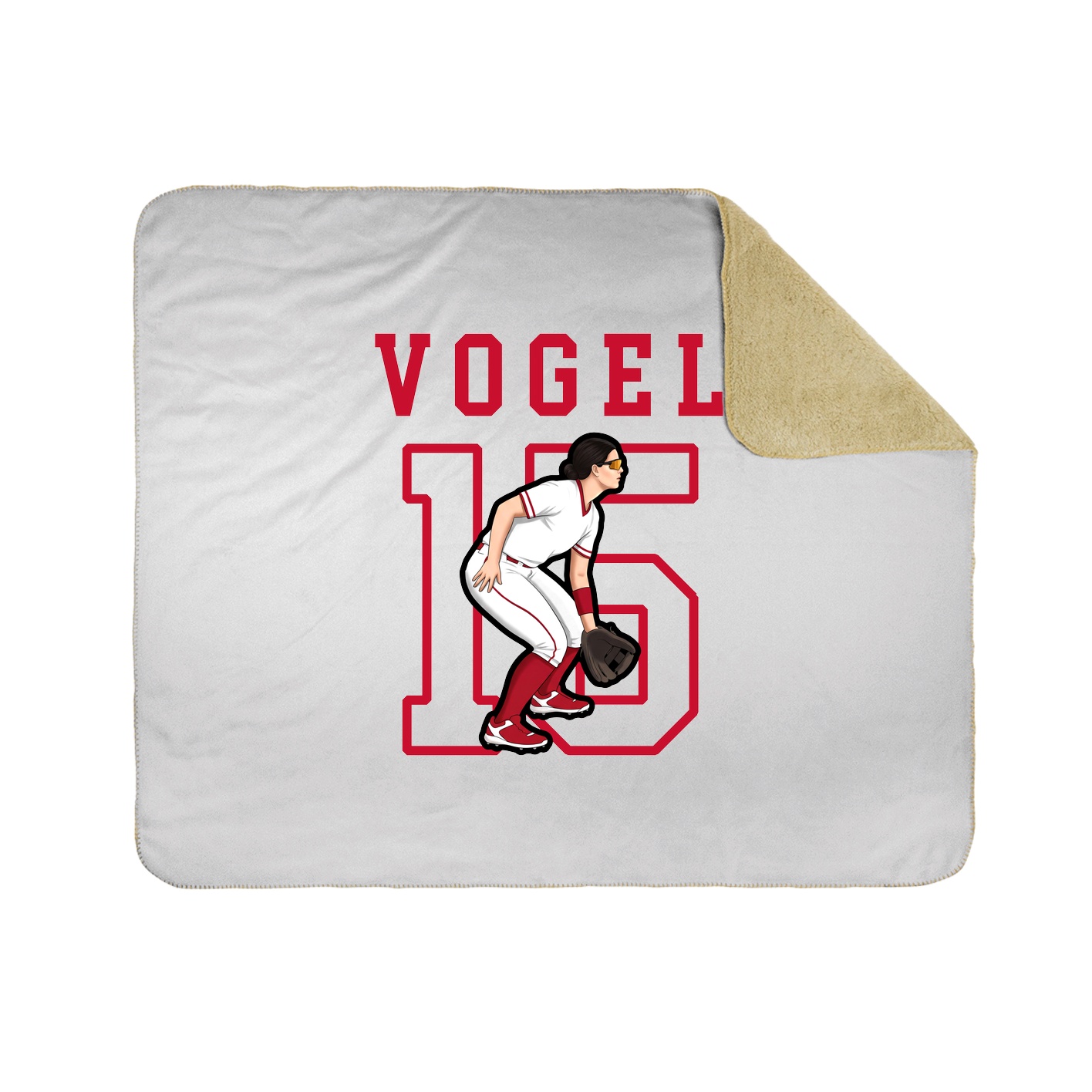 Throw Blanket — Shirsey in White