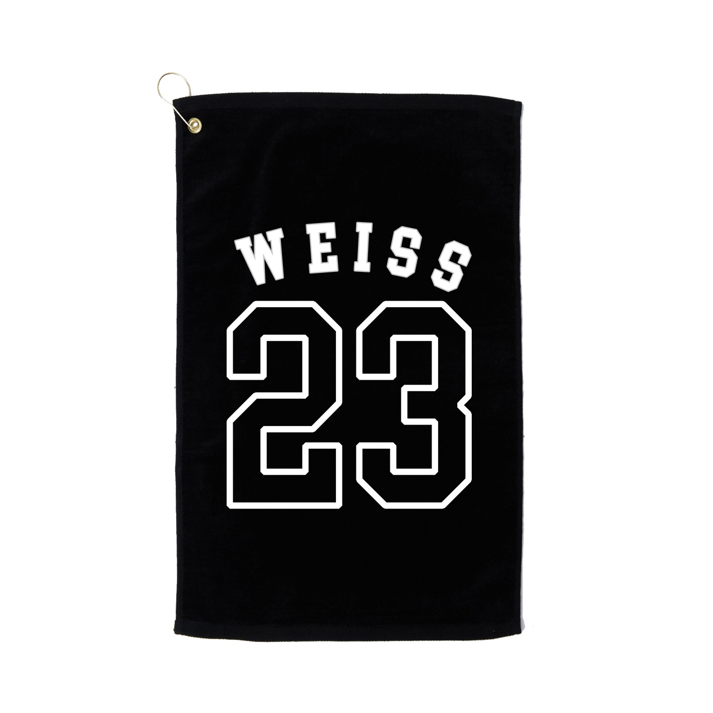 Golf Towel — Shirsey Arch in Black