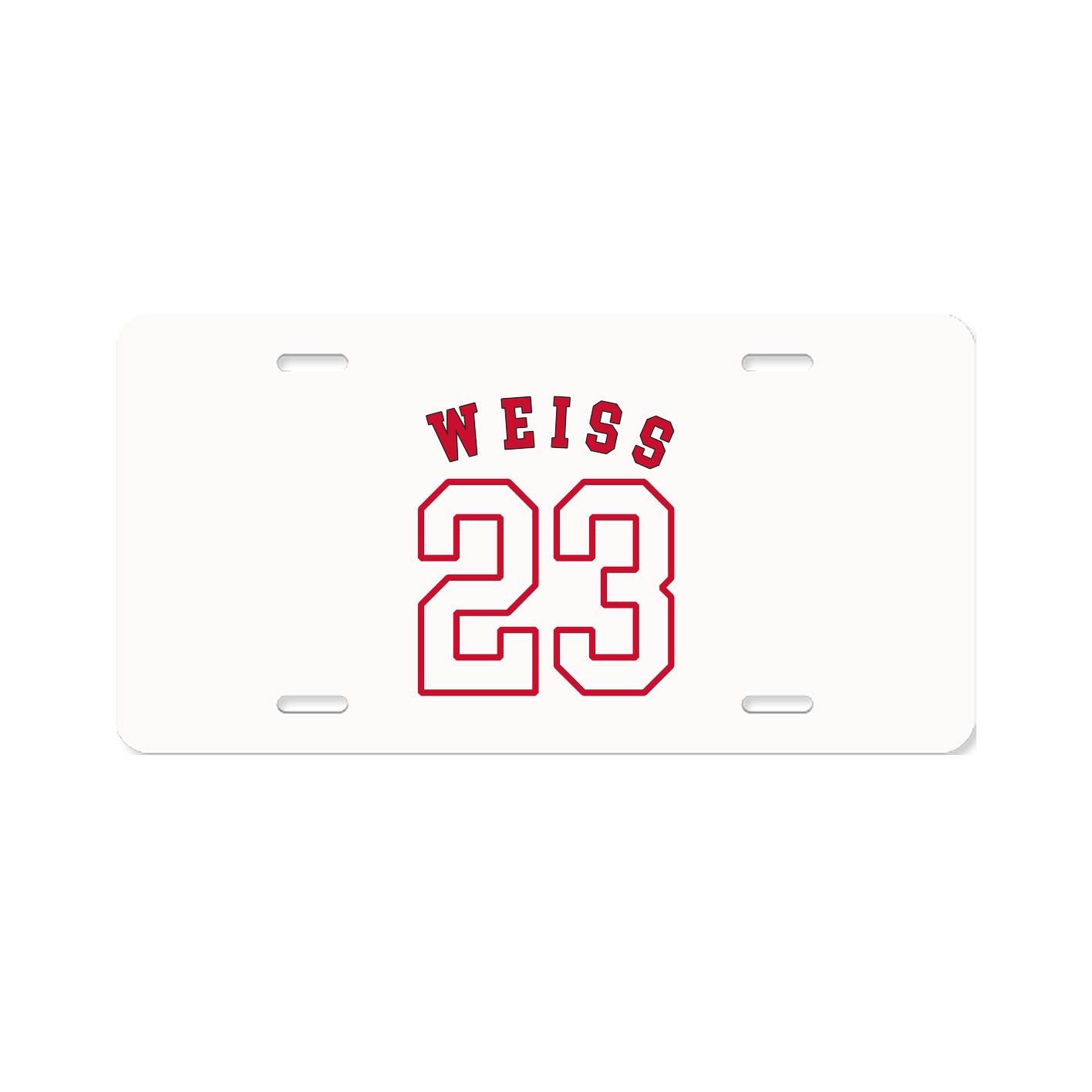 License Plate — Shirsey Arch in Classic