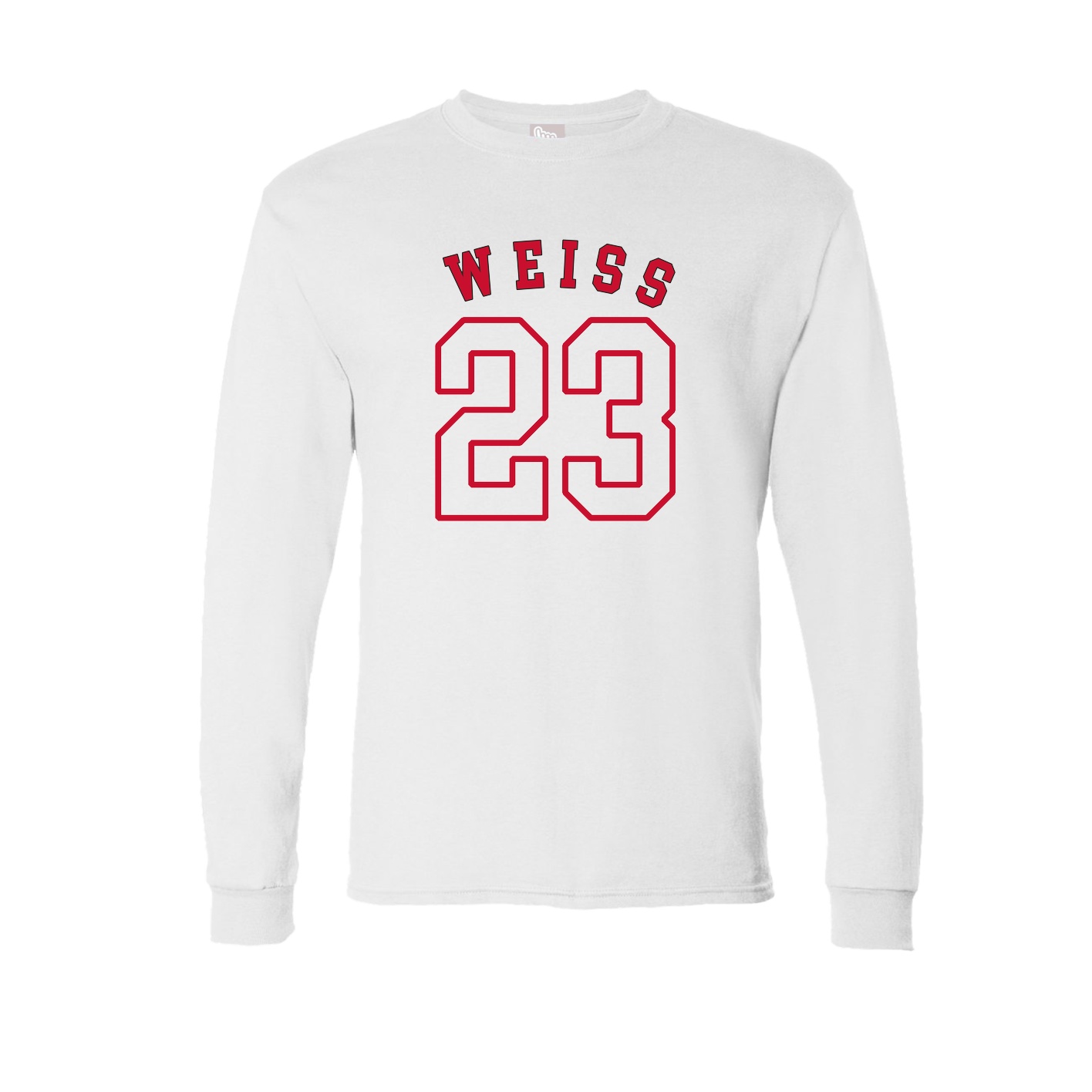 Long Sleeve Tee — Shirsey Arch in White