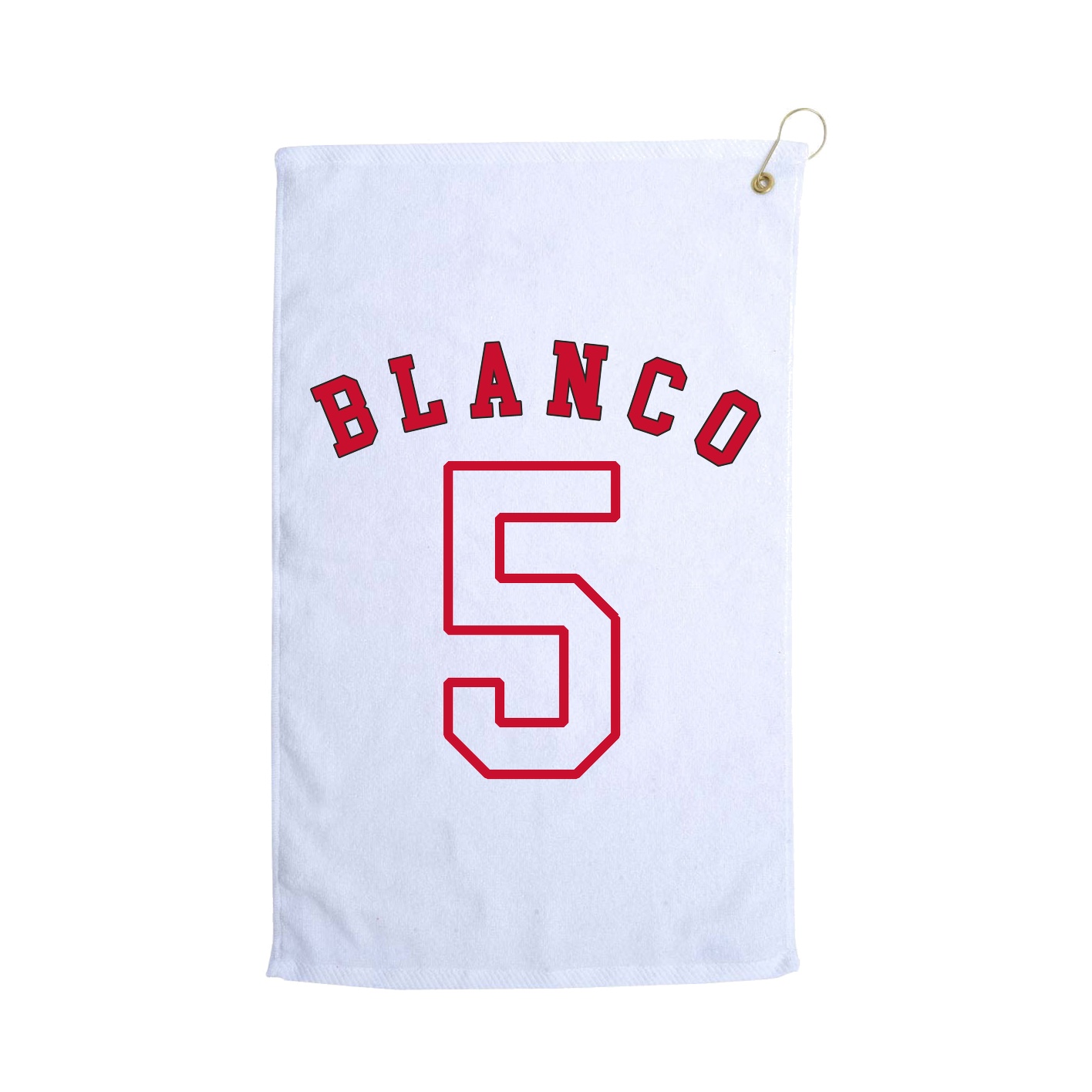 Golf Towel — Shirsey Arch in White