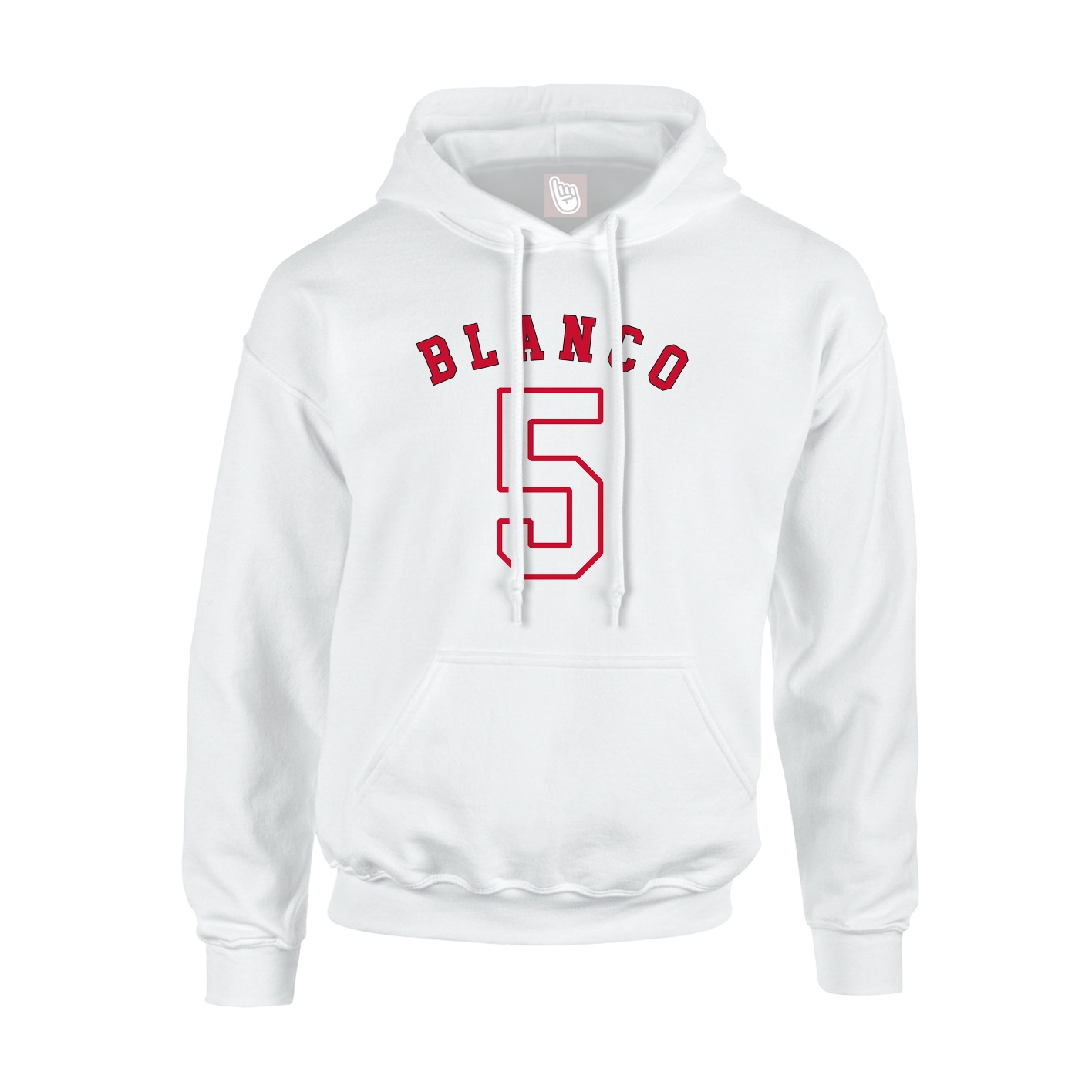 Hoodie — Shirsey Arch in White