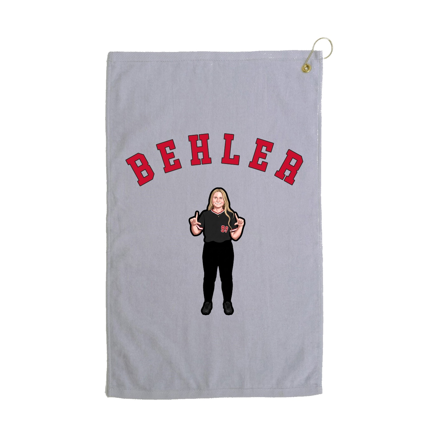 Golf Towel — Shirsey Arch in Grey