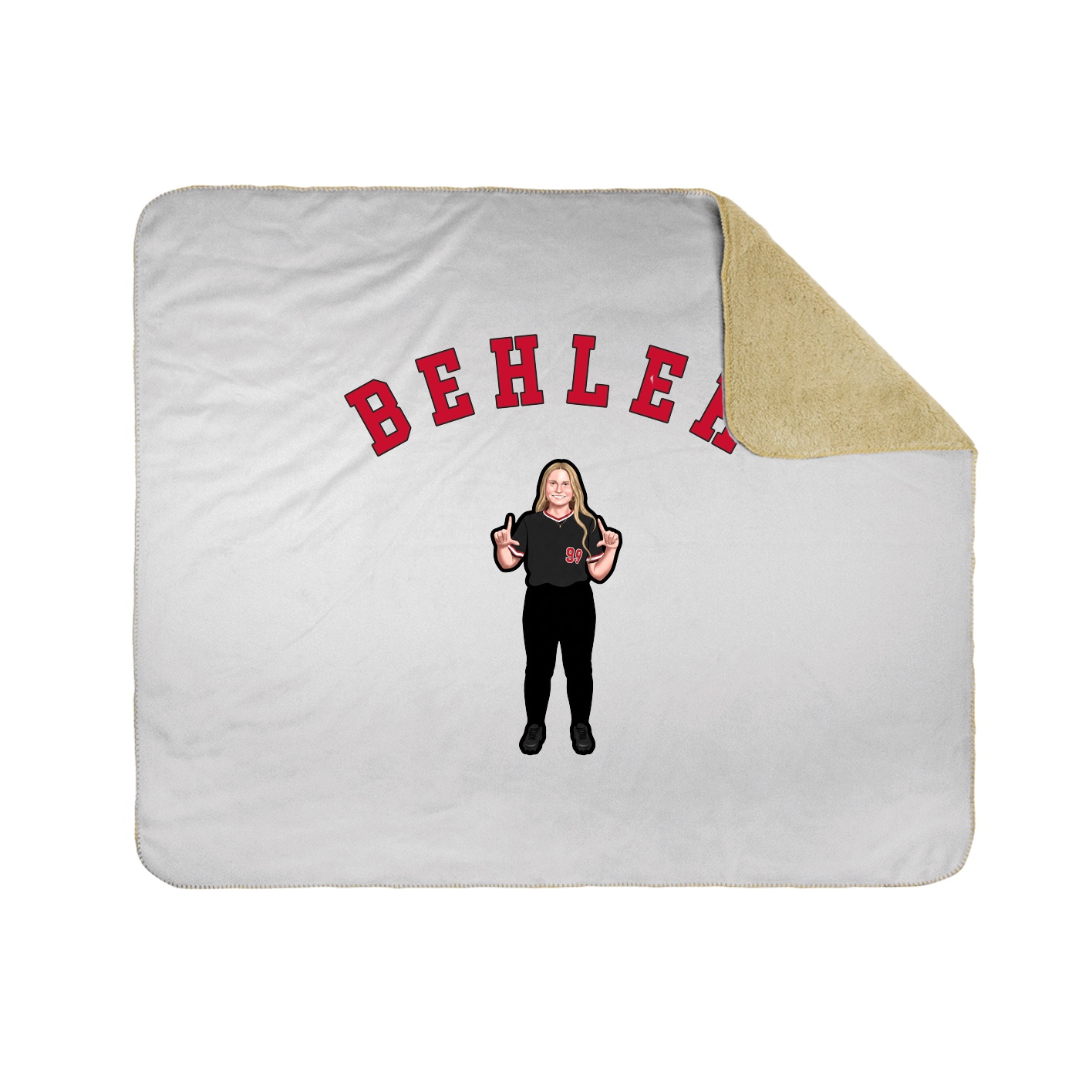 Throw Blanket — Shirsey Arch in White