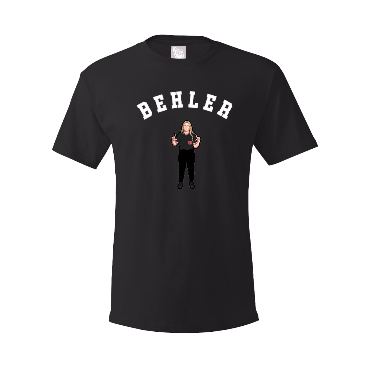 Youth Tee — Shirsey Arch in Black