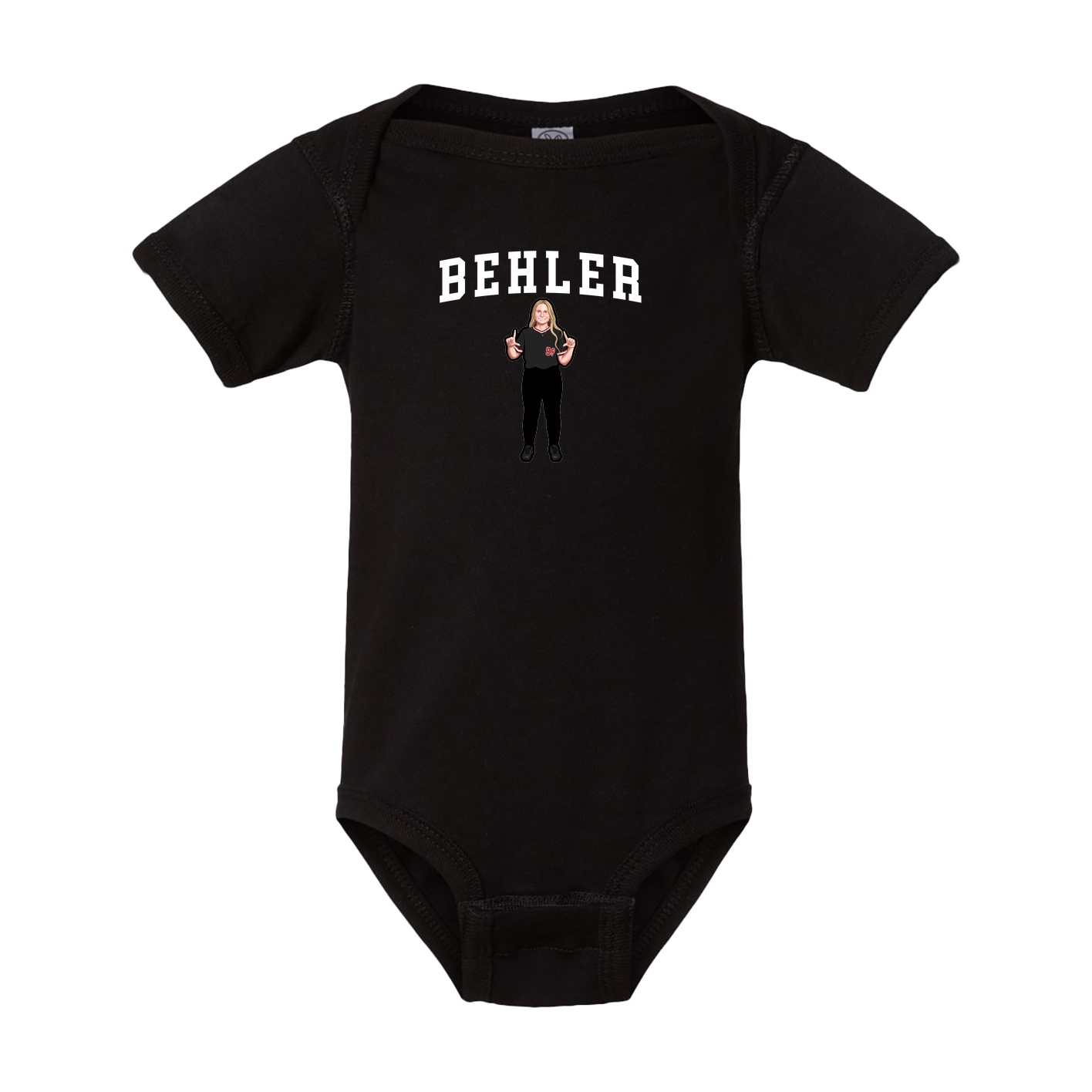 Baby Onesie — Shirsey in Black
