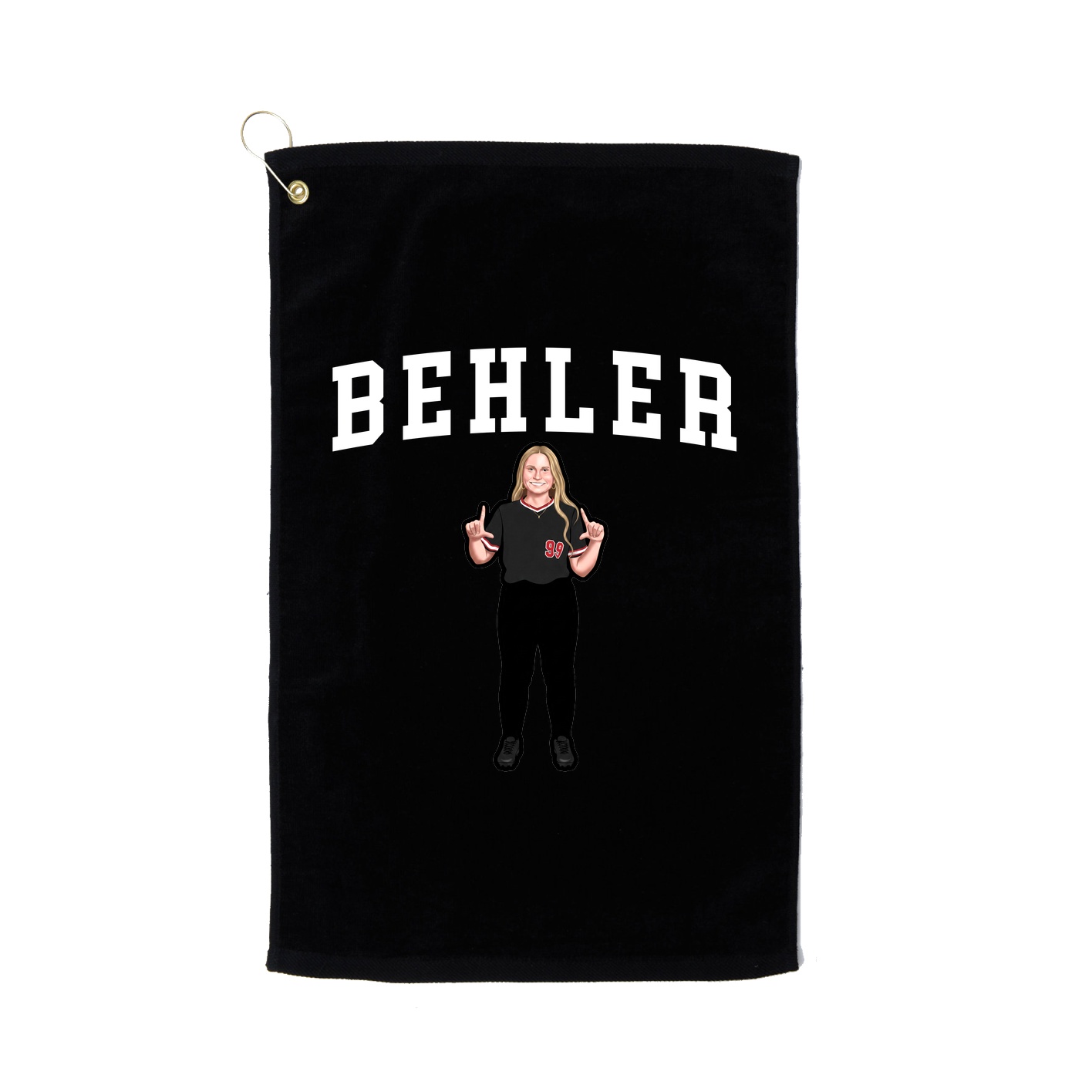 Golf Towel — Shirsey in Black