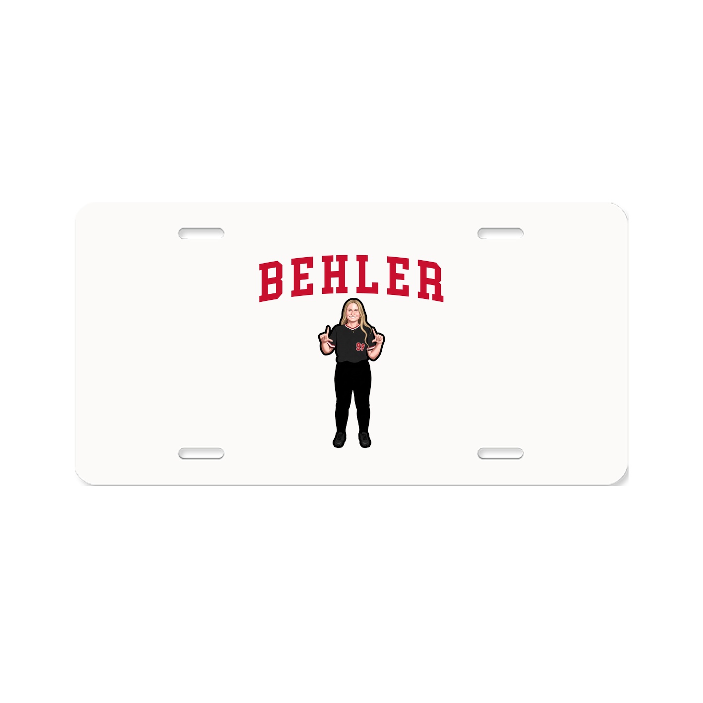 License Plate — Shirsey in Classic