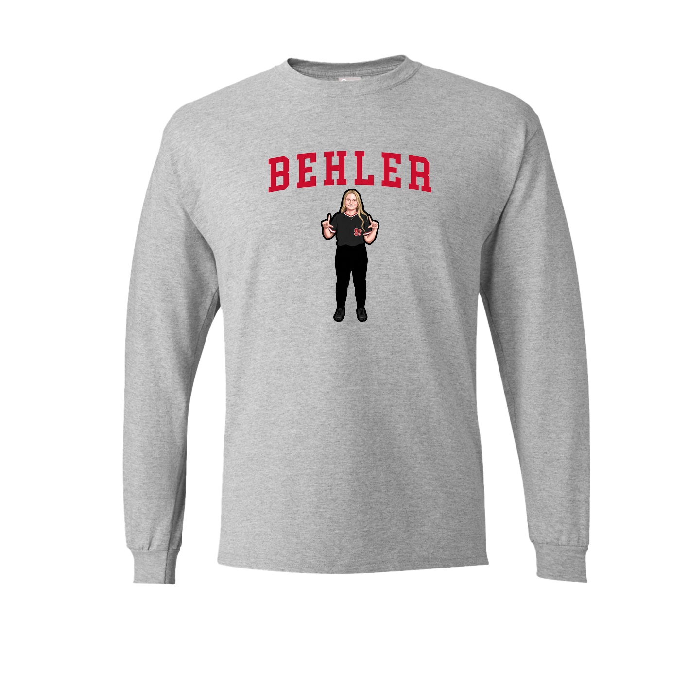 Long Sleeve Tee — Shirsey in Grey