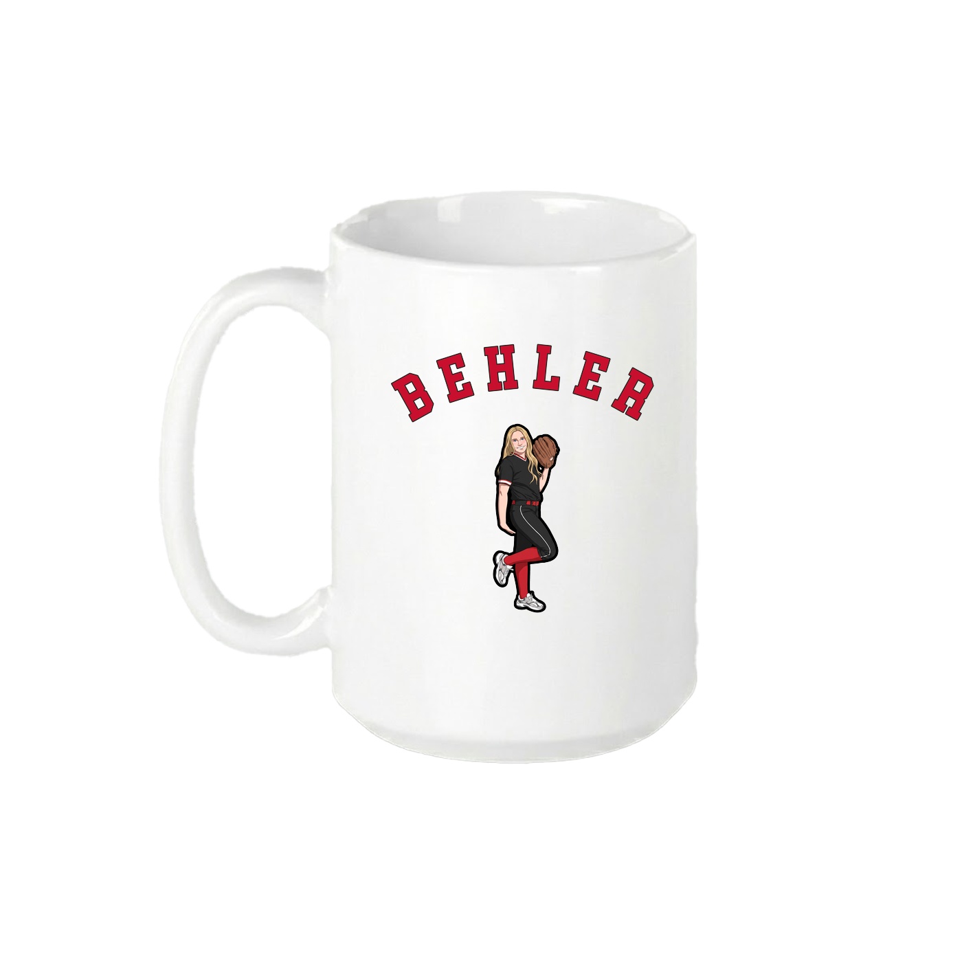 15oz Coffee Mug — Shirsey Arch in White