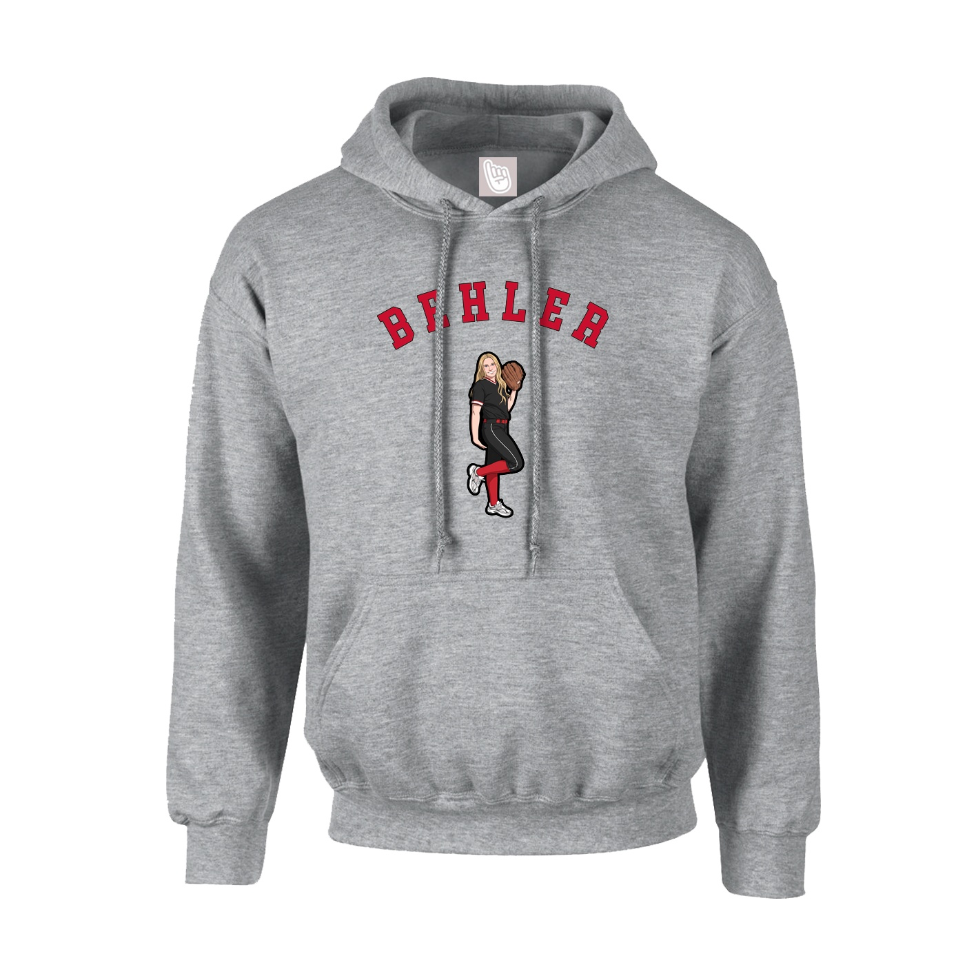 Youth Hoodie — Shirsey Arch in Grey