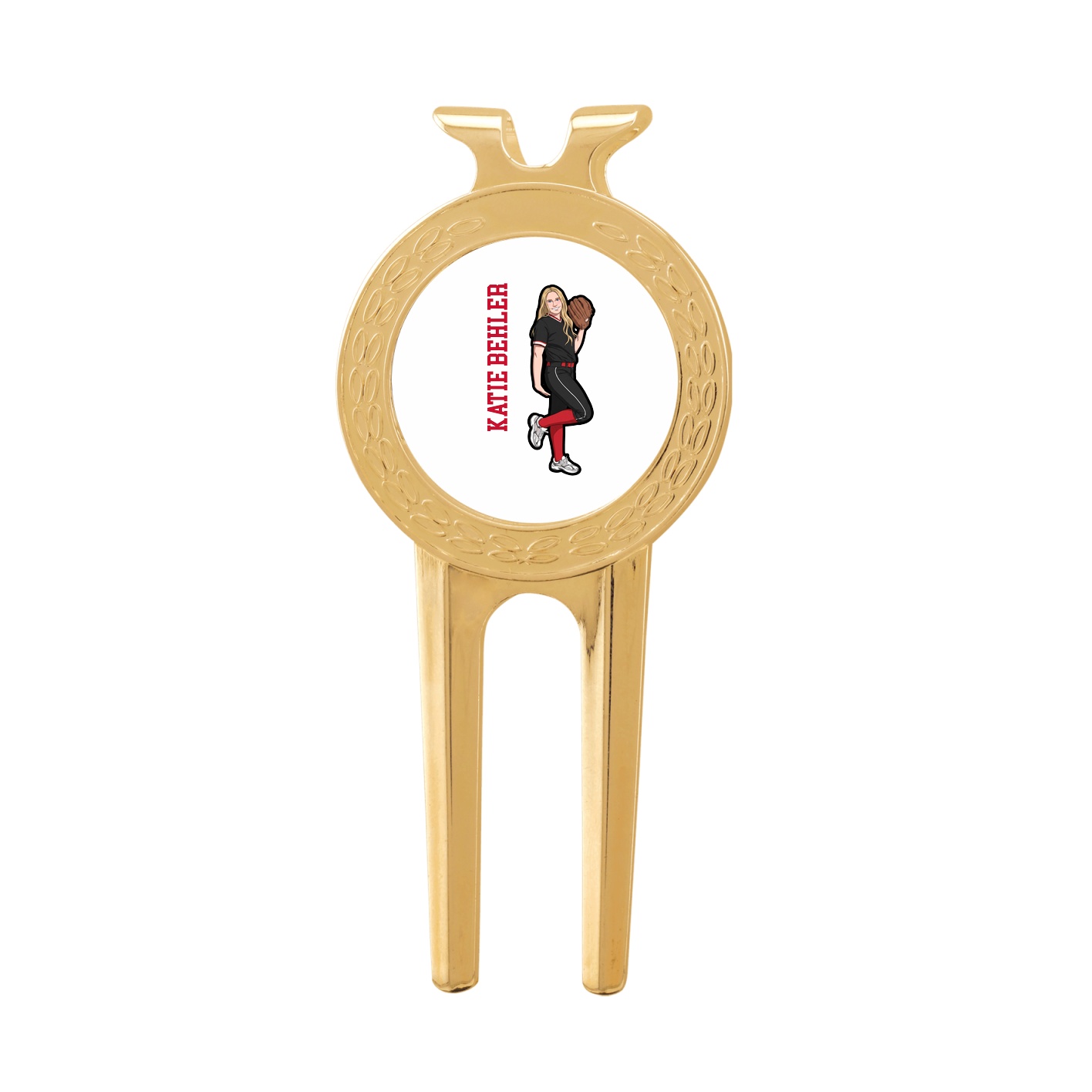 Divot Tool with Ball Marker — Name Vertical in Classic