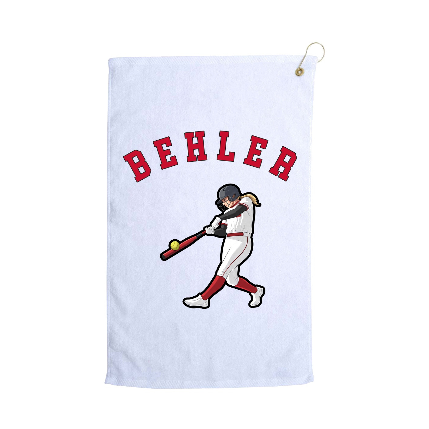 Golf Towel — Shirsey Arch in White