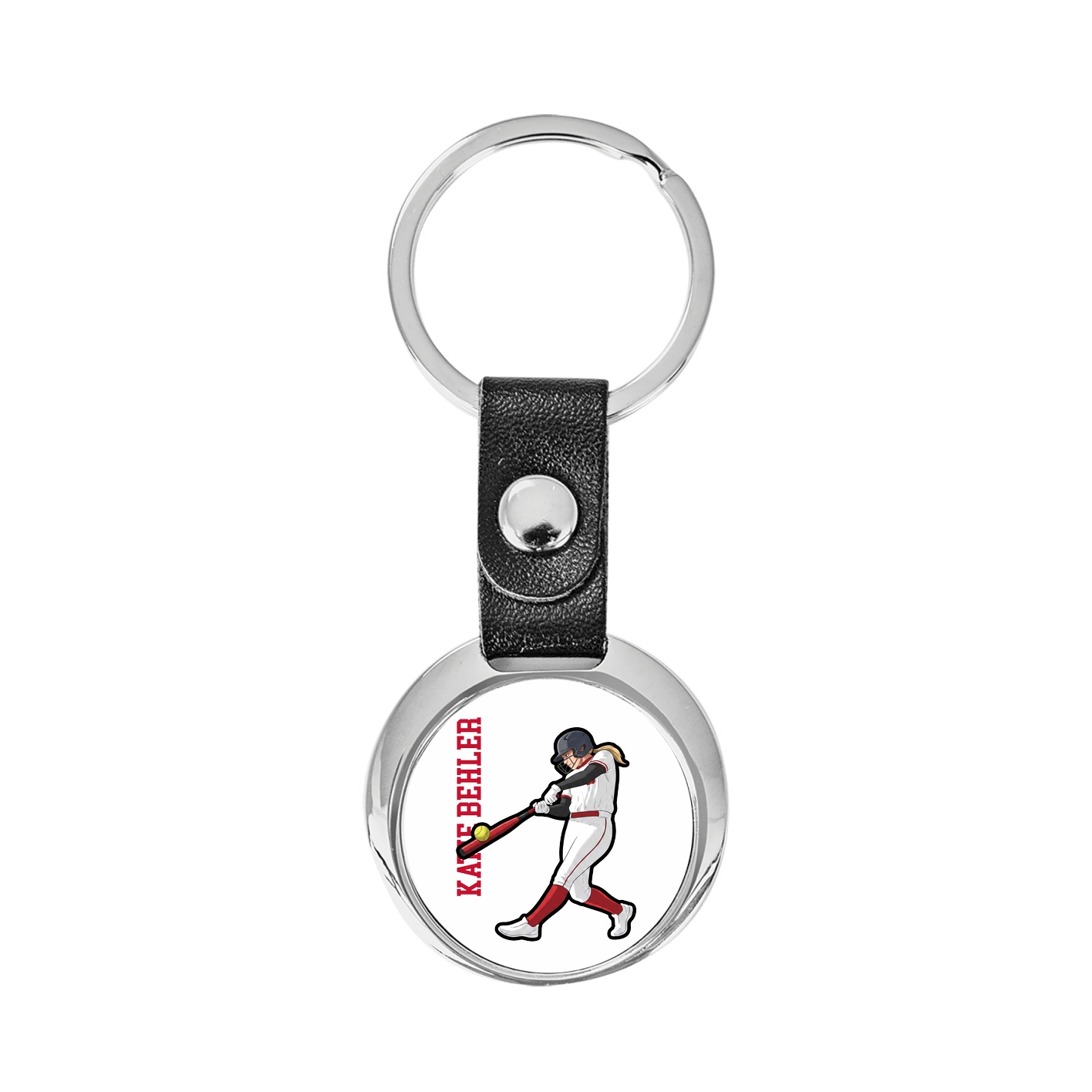 Key Chain — Name Vertical in Classic