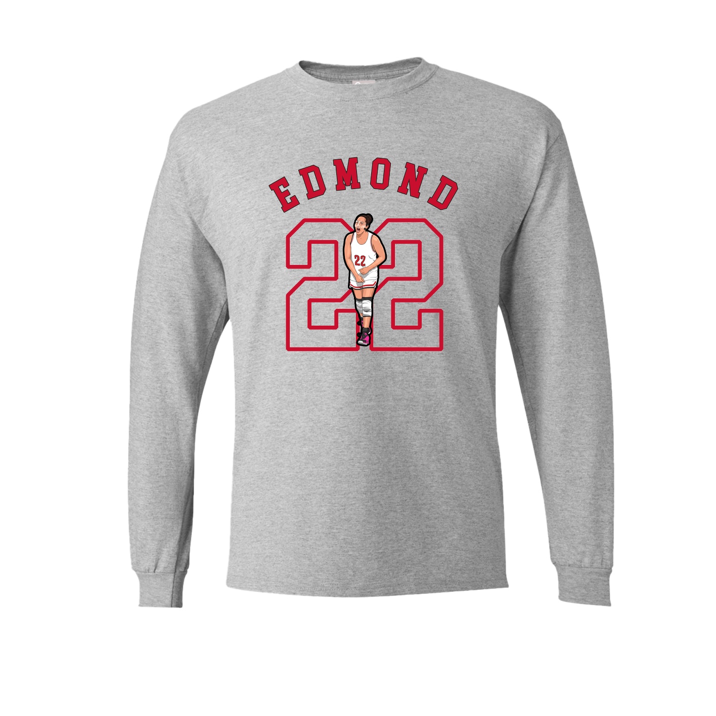 Long Sleeve Tee — Shirsey Arch in Grey