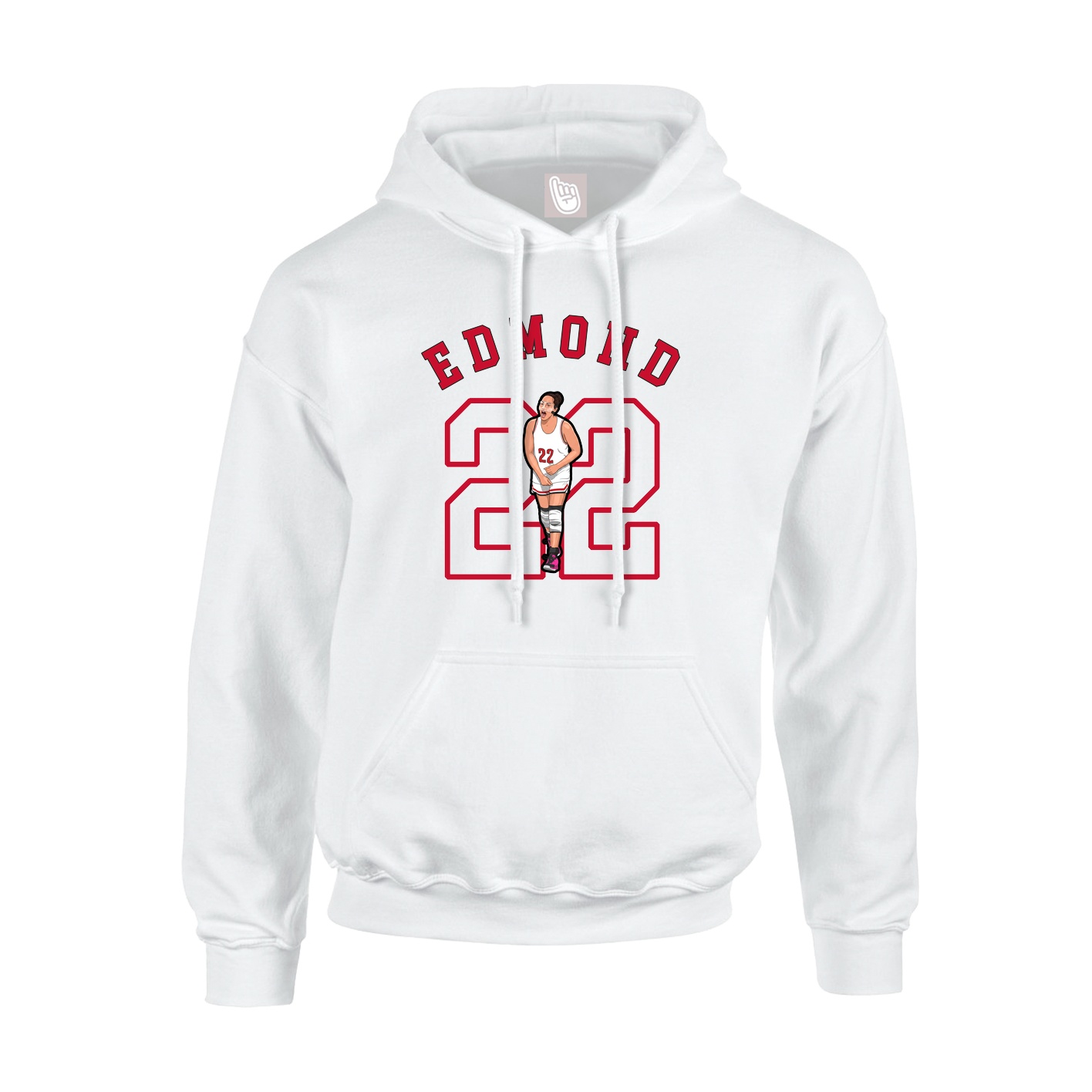 Hoodie — Shirsey Arch in White