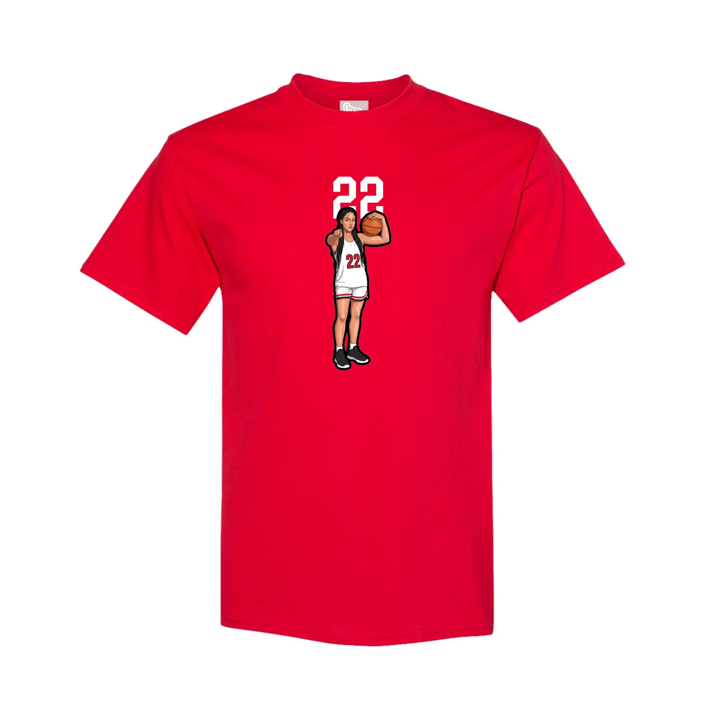 Tee — Number Top in Red